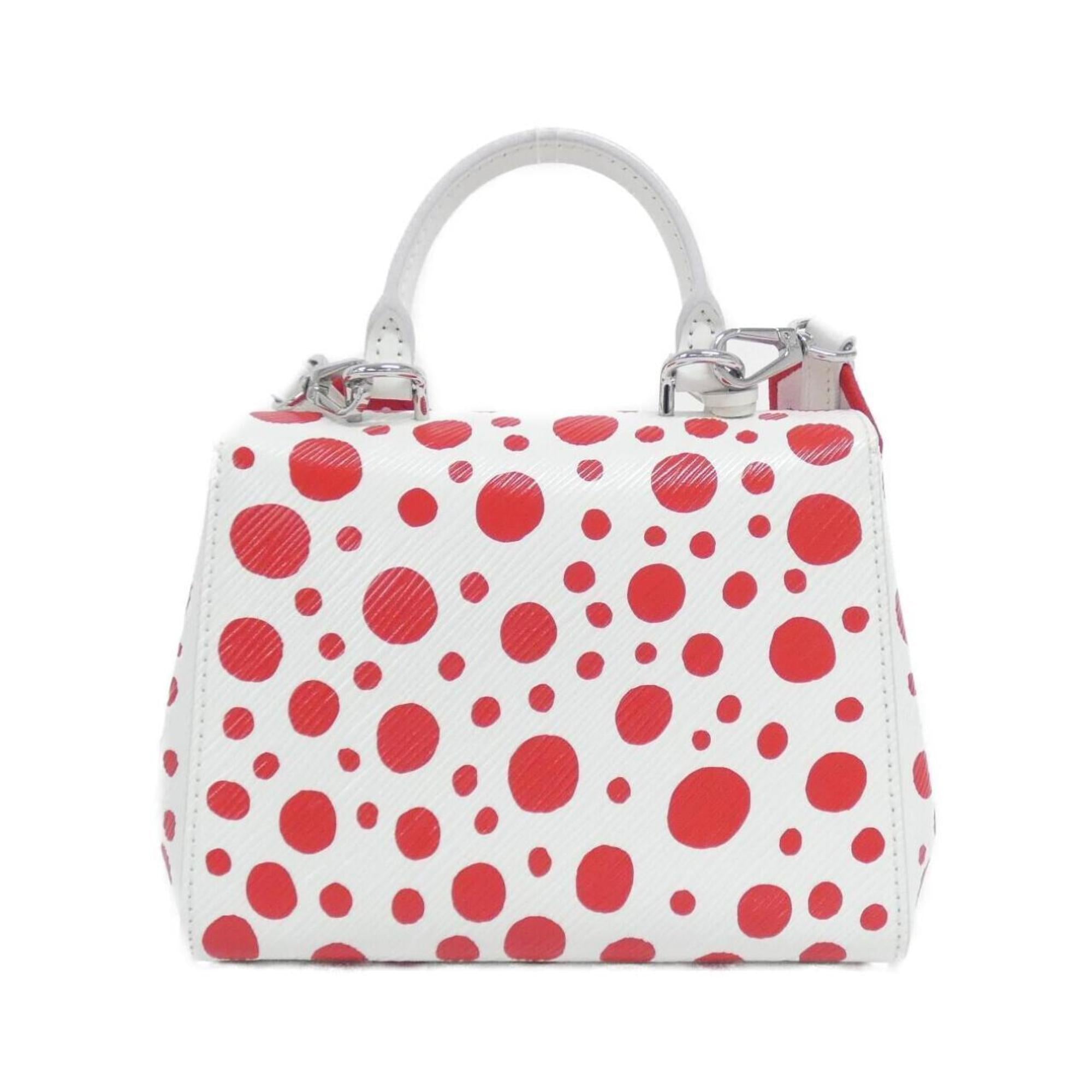 Louis Vuitton Blanc Rouge Leather Handbag