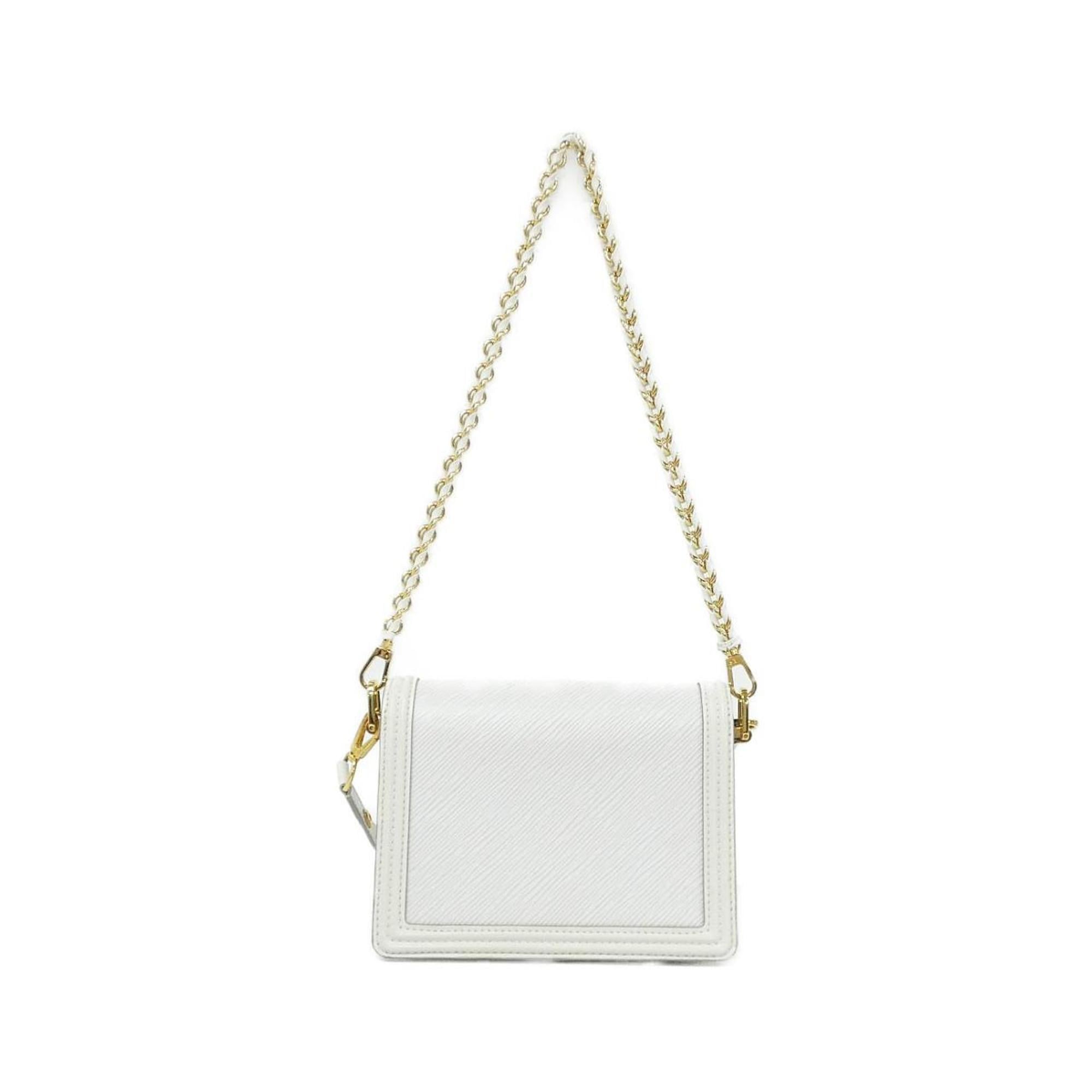 Louis Vuitton White Leather Shoulder Bag