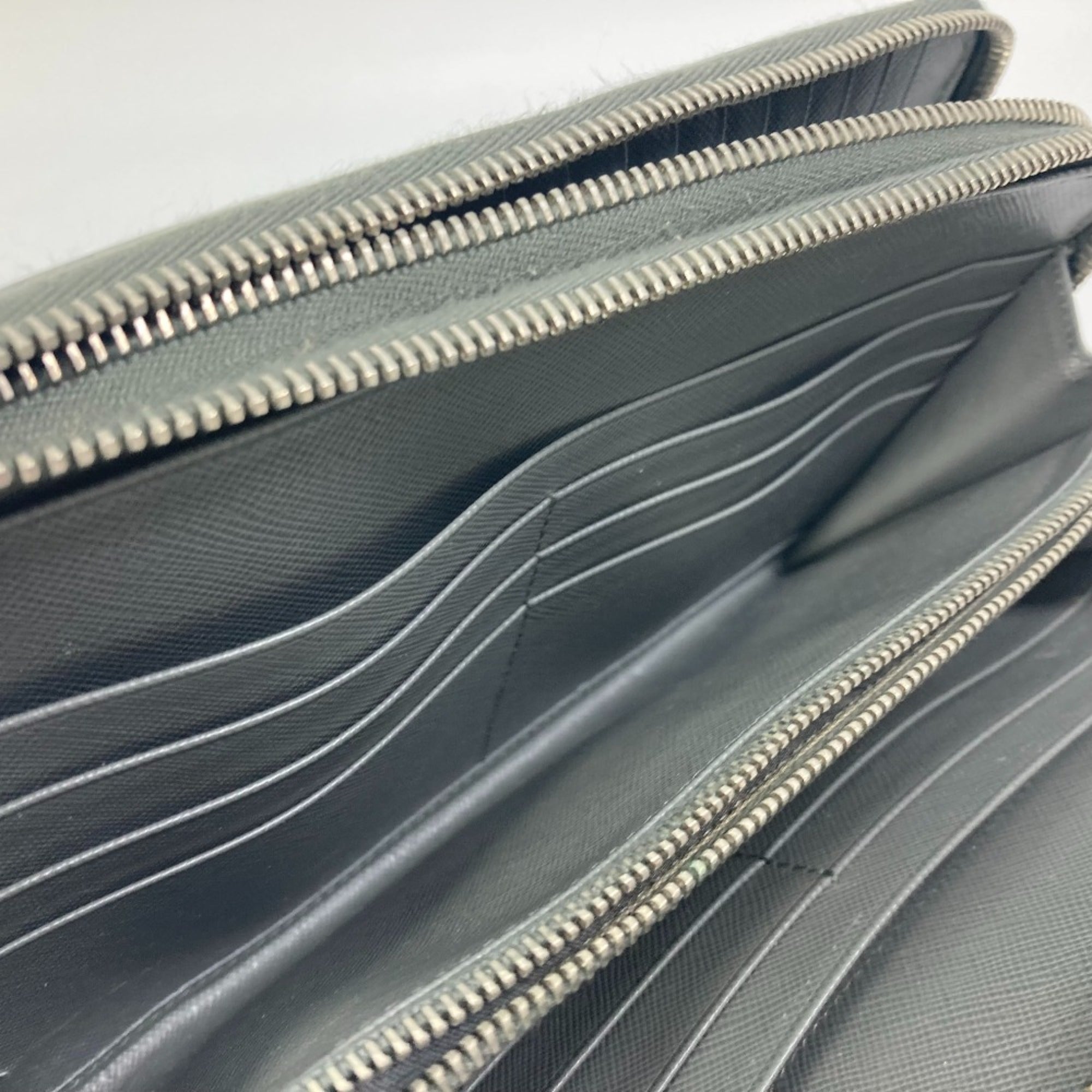 Prada Gray Other Long Wallet (Bi-Fold)