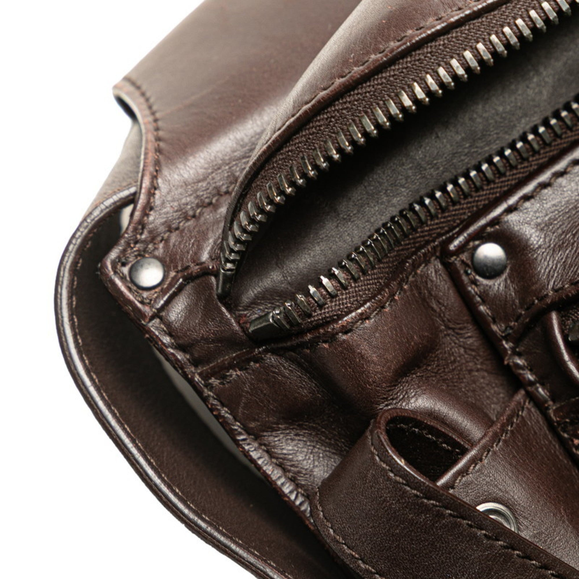 Bottega Veneta Intrecciato Brown Leather Fanny Pack