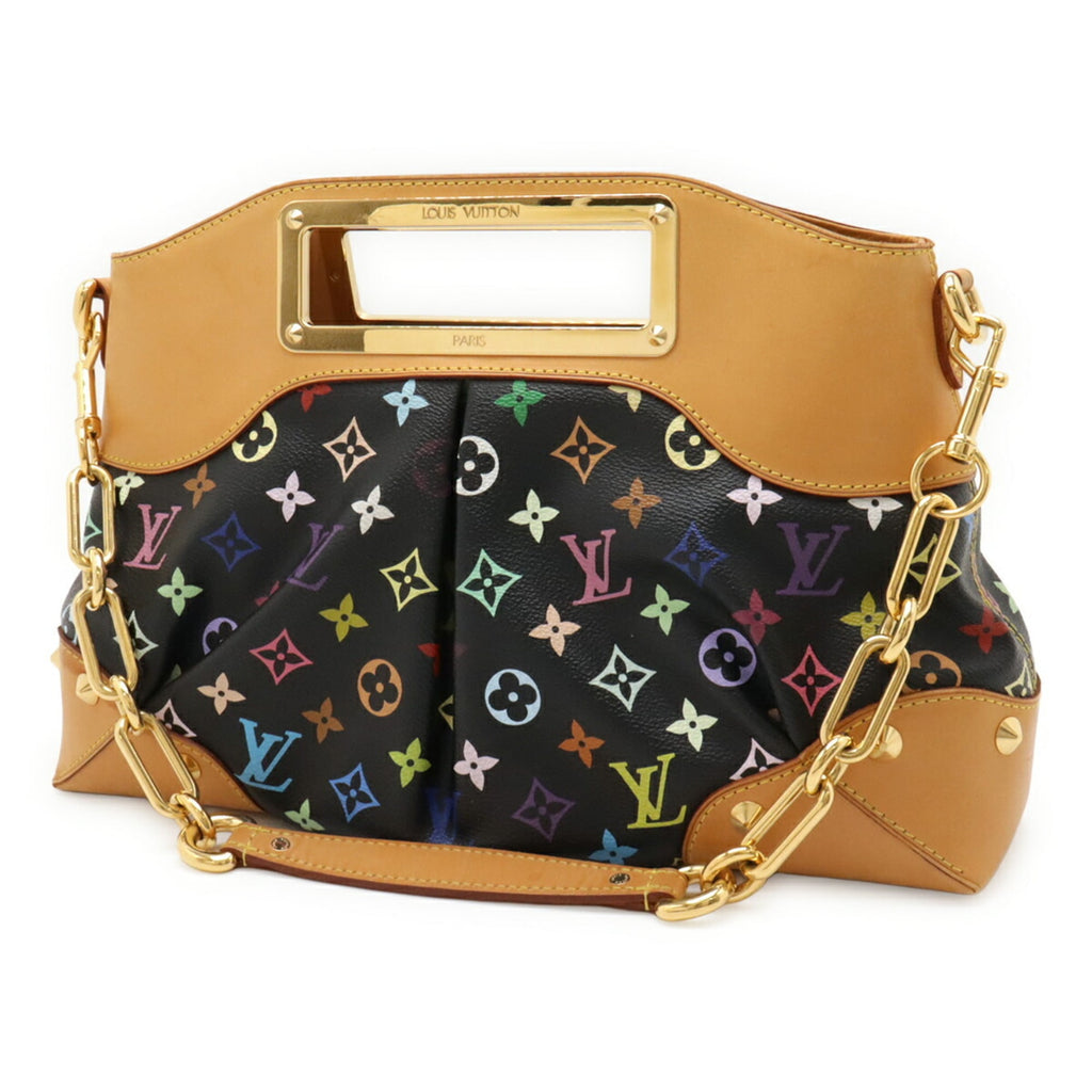 Louis Vuitton Noir Pvc Handbag Shoulder Bag