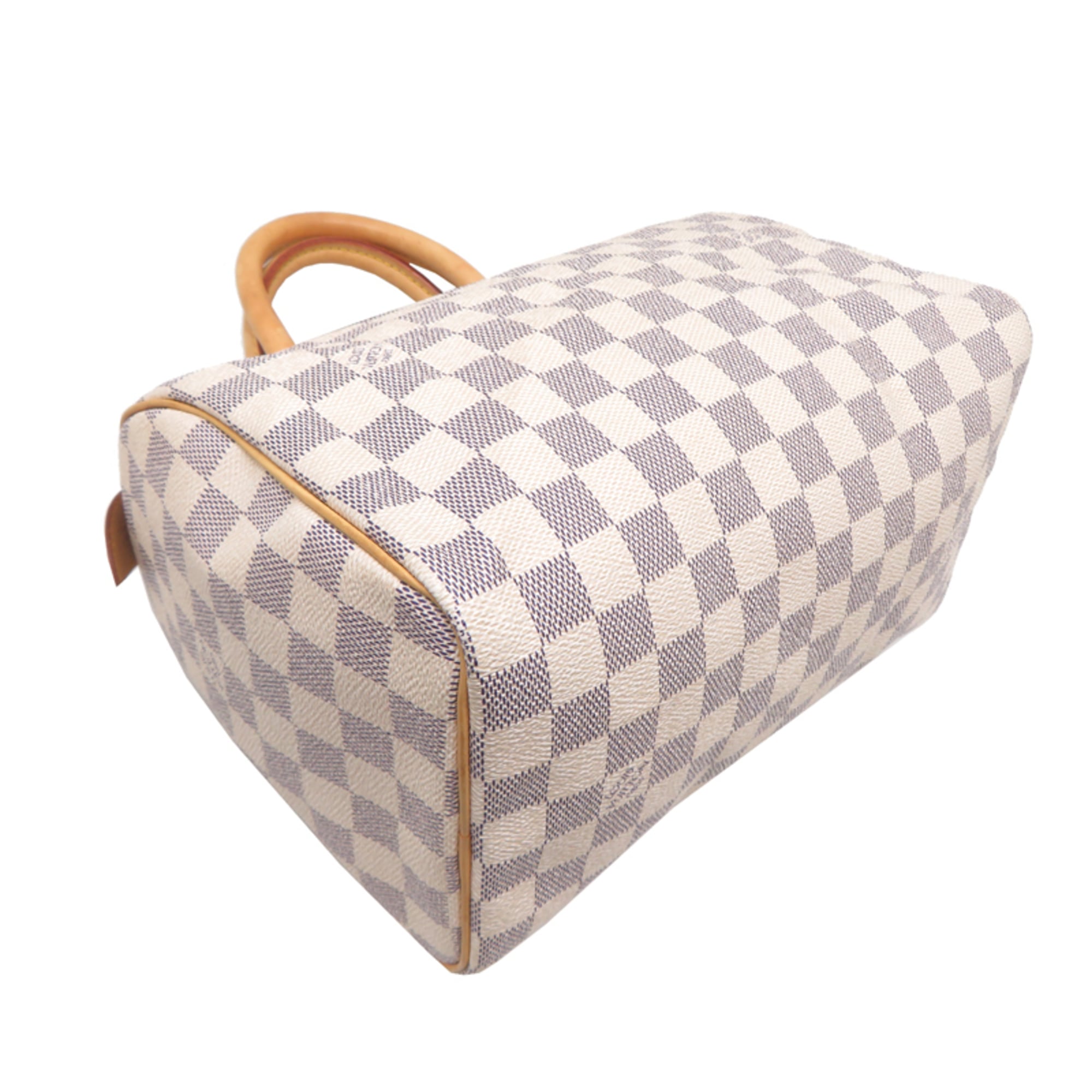 Louis Vuitton White Damier Azur Handbag