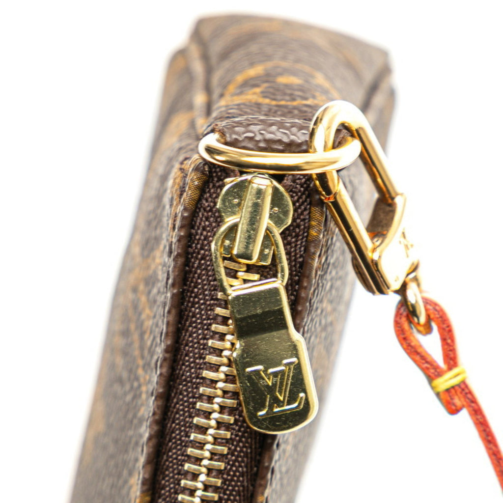 Louis Vuitton Brown Pvc Leather Handbag Pochette