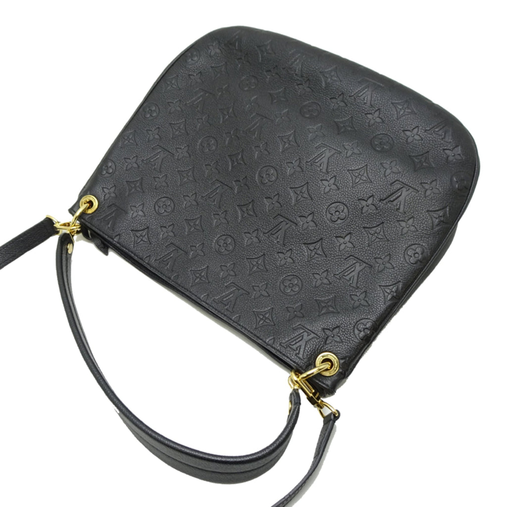 Louis Vuitton Black Noir Monogram Empreinte Shoulder Bag
