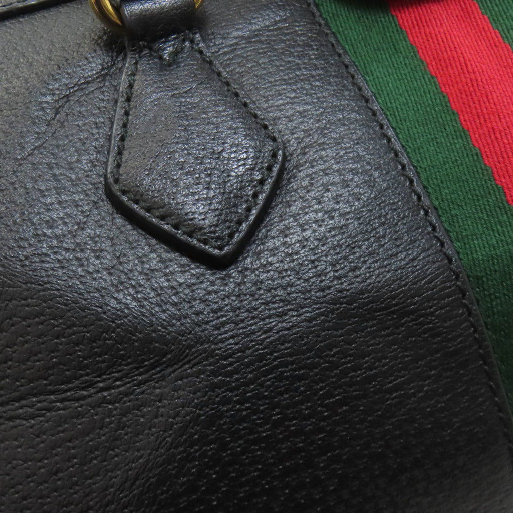 Gucci Black Leather Handbag (Pre-Owned)