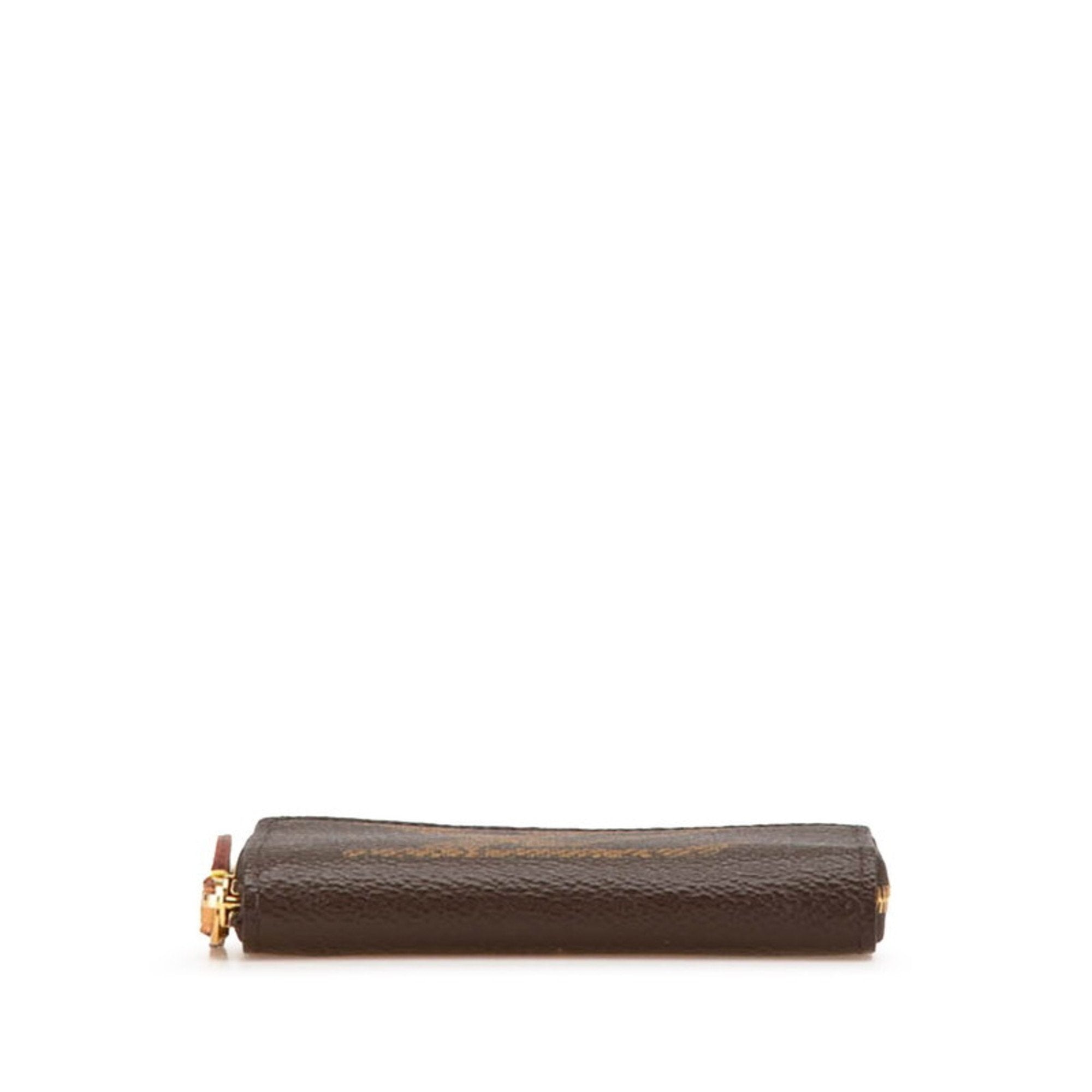 Louis Vuitton Brown Pvc Leather Coin Purse/Coin Case