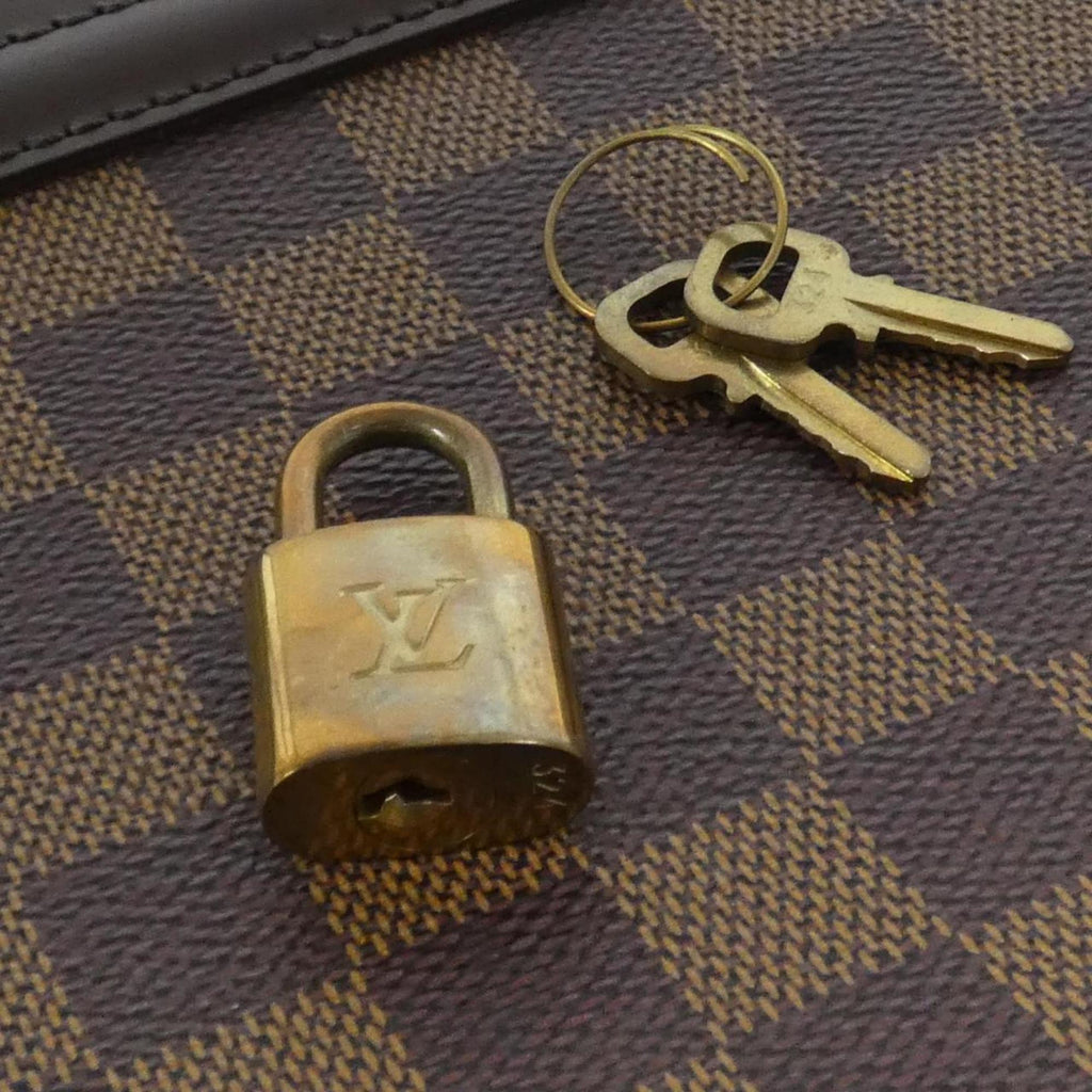 Louis Vuitton Ebene Coated Canvas Handbag