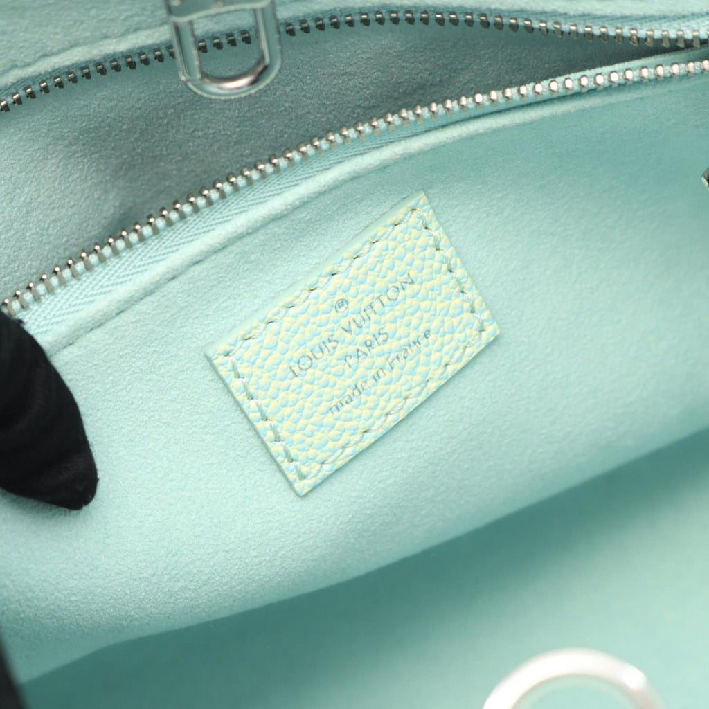 Louis Vuitton Blue Yellow Monogram Empreinte Handbag