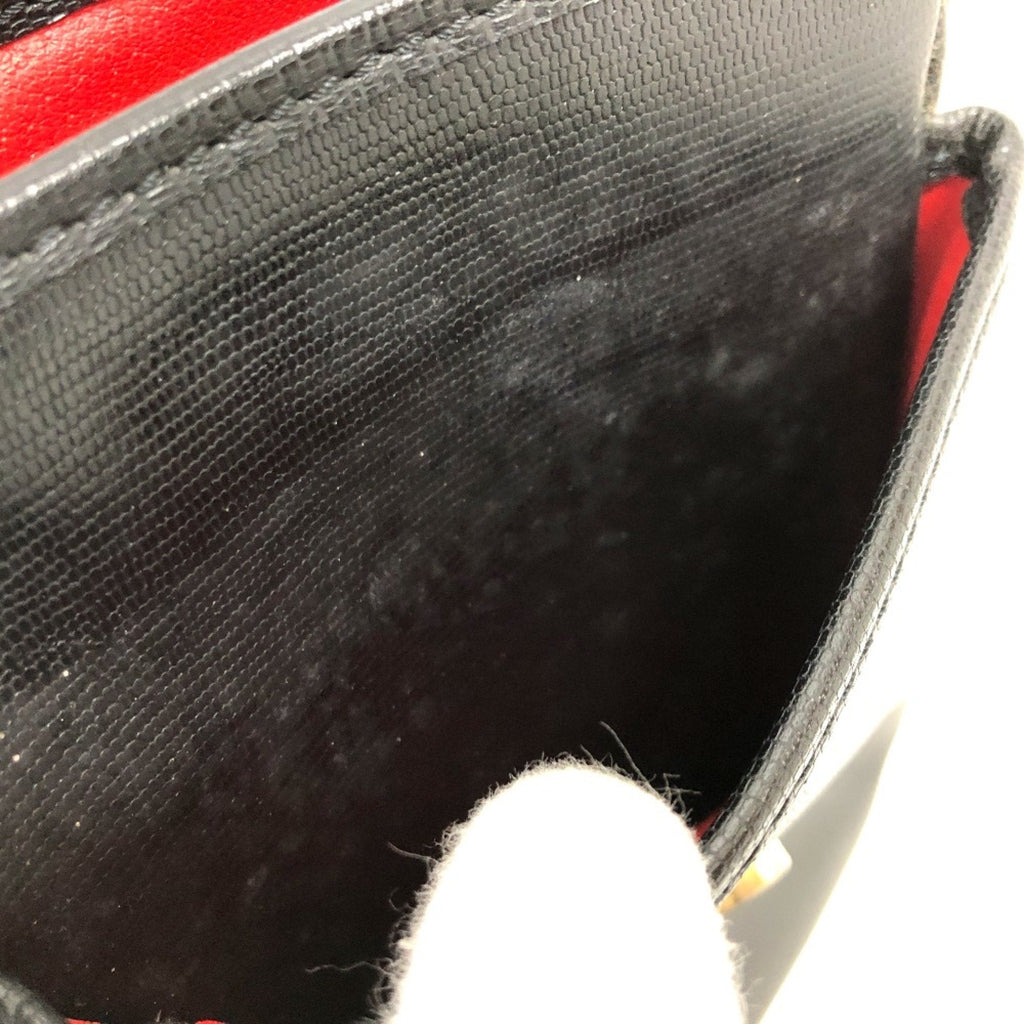 Celine Black Leather Shoulder Bag