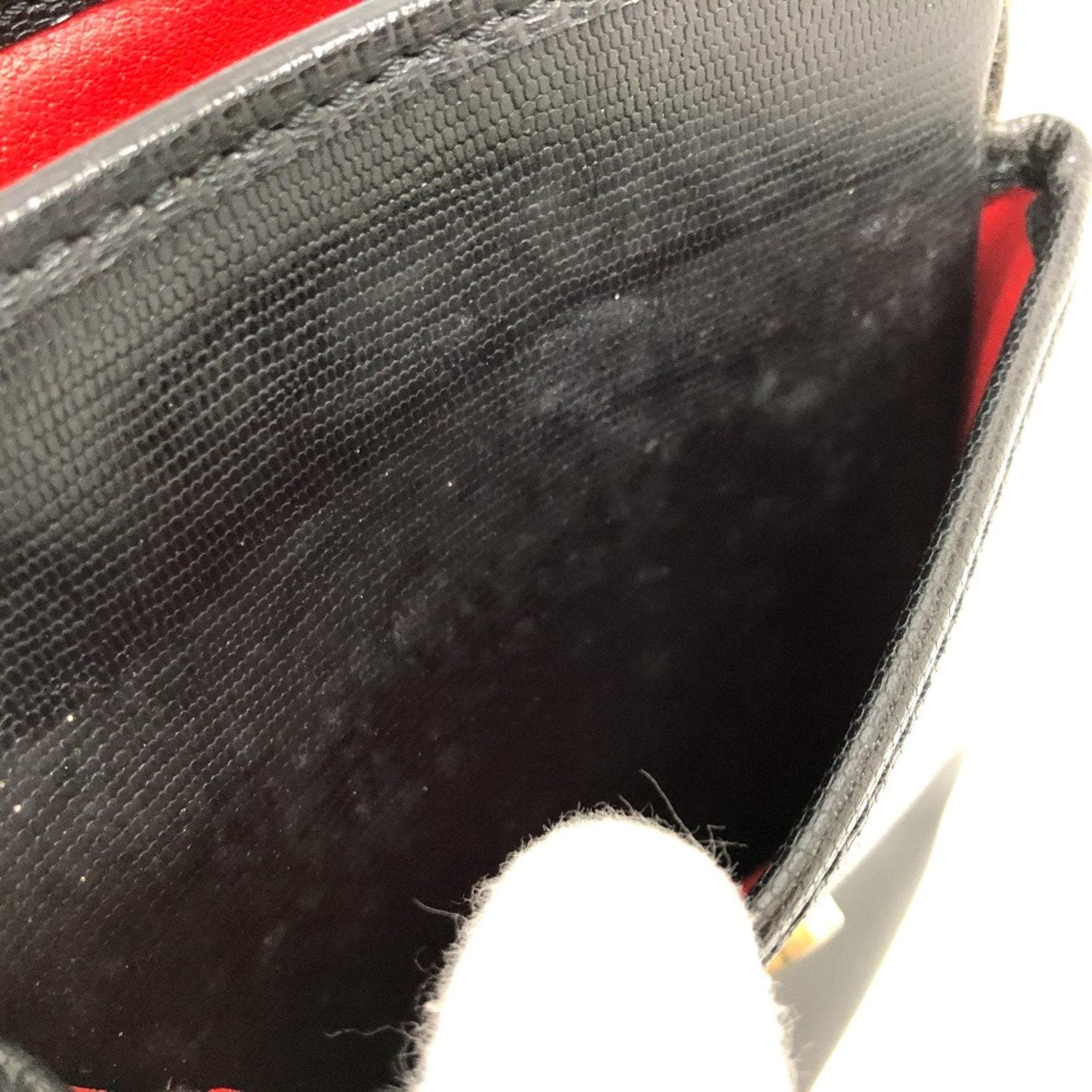 Celine Black Leather Shoulder Bag