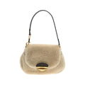 Louis Vuitton Beige Cream Coated Canvas Shoulder Bag