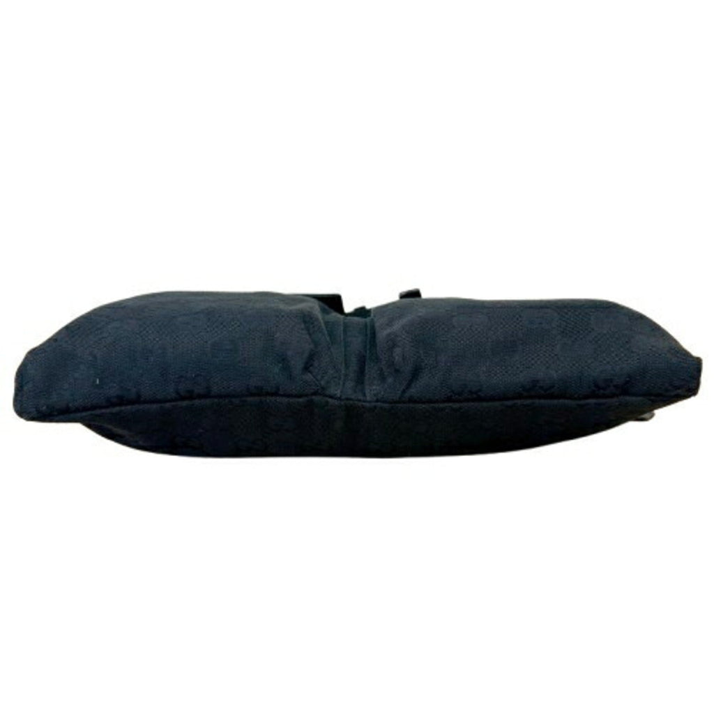 Gucci Black Canvas Shoulder Bag Sling Bag (Pre-Owned)