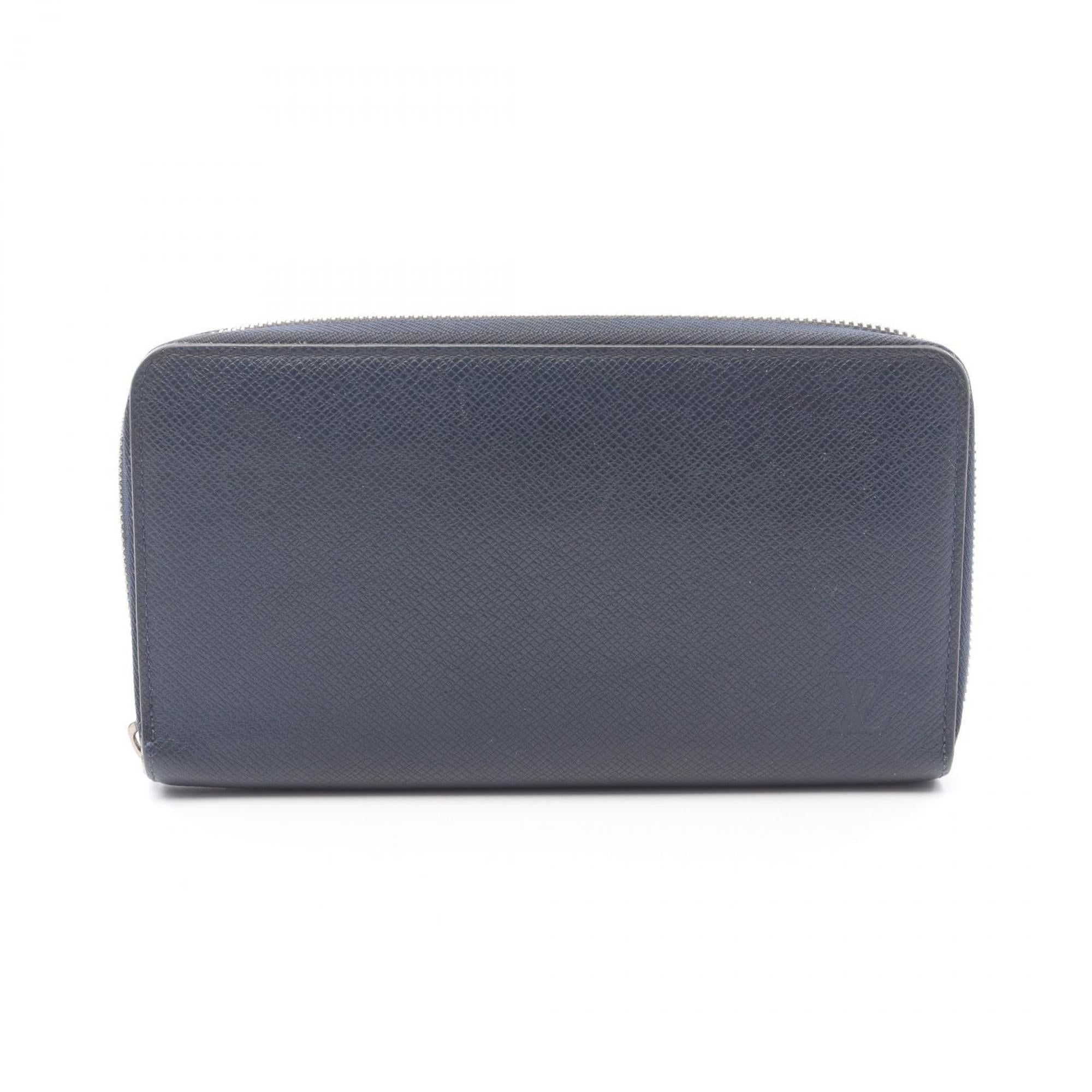 Louis Vuitton Navy Ocean Taiga Leather Long Wallet