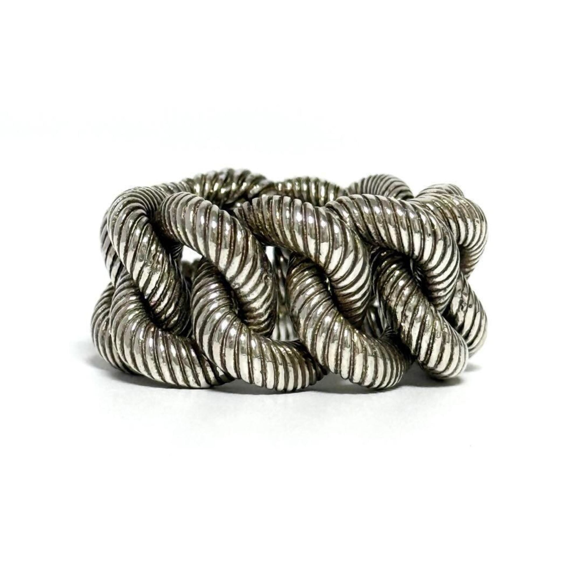 Gucci Silver 925 Band Ring (Pre-Owned)