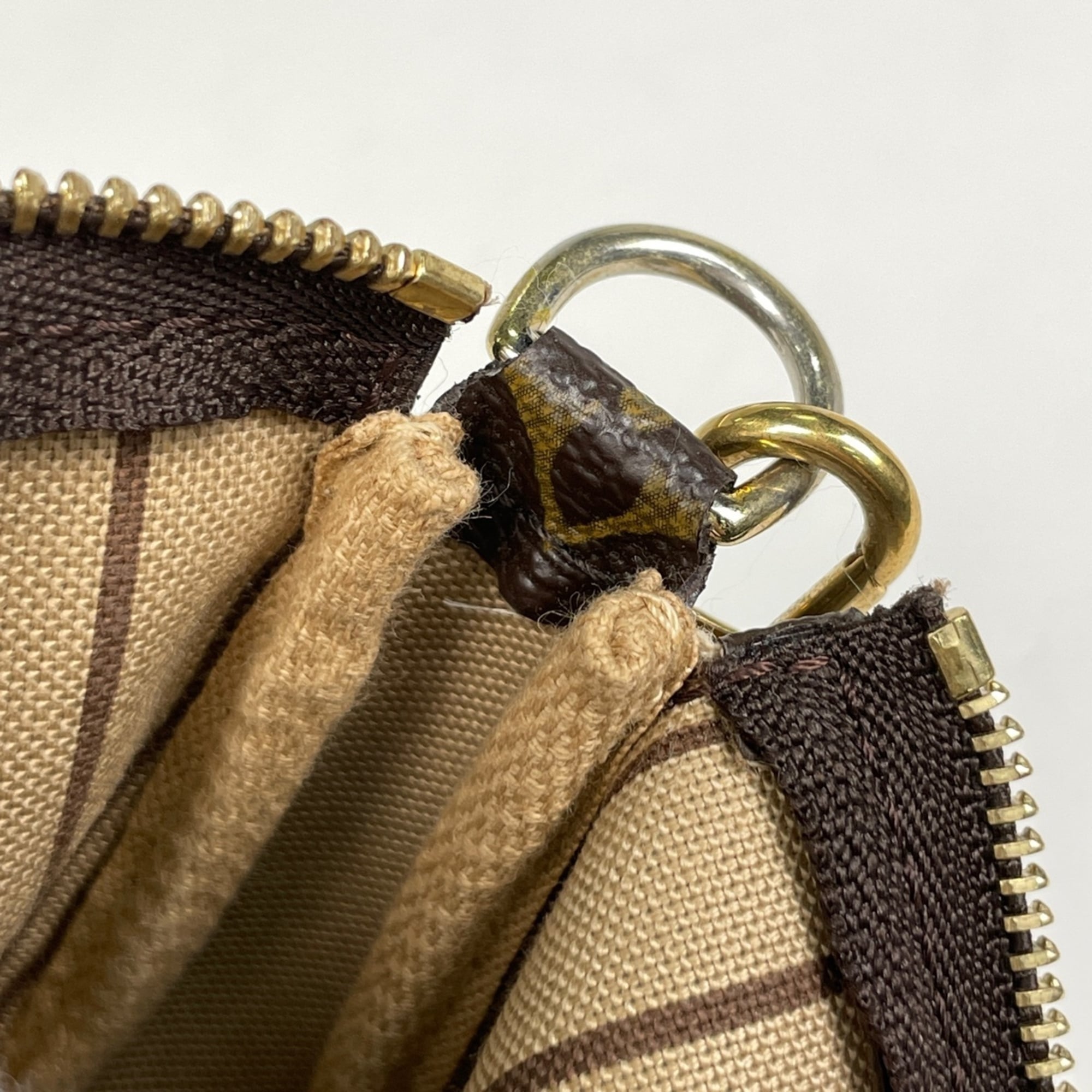 Louis Vuitton Brown Monogram Pochette Pouch