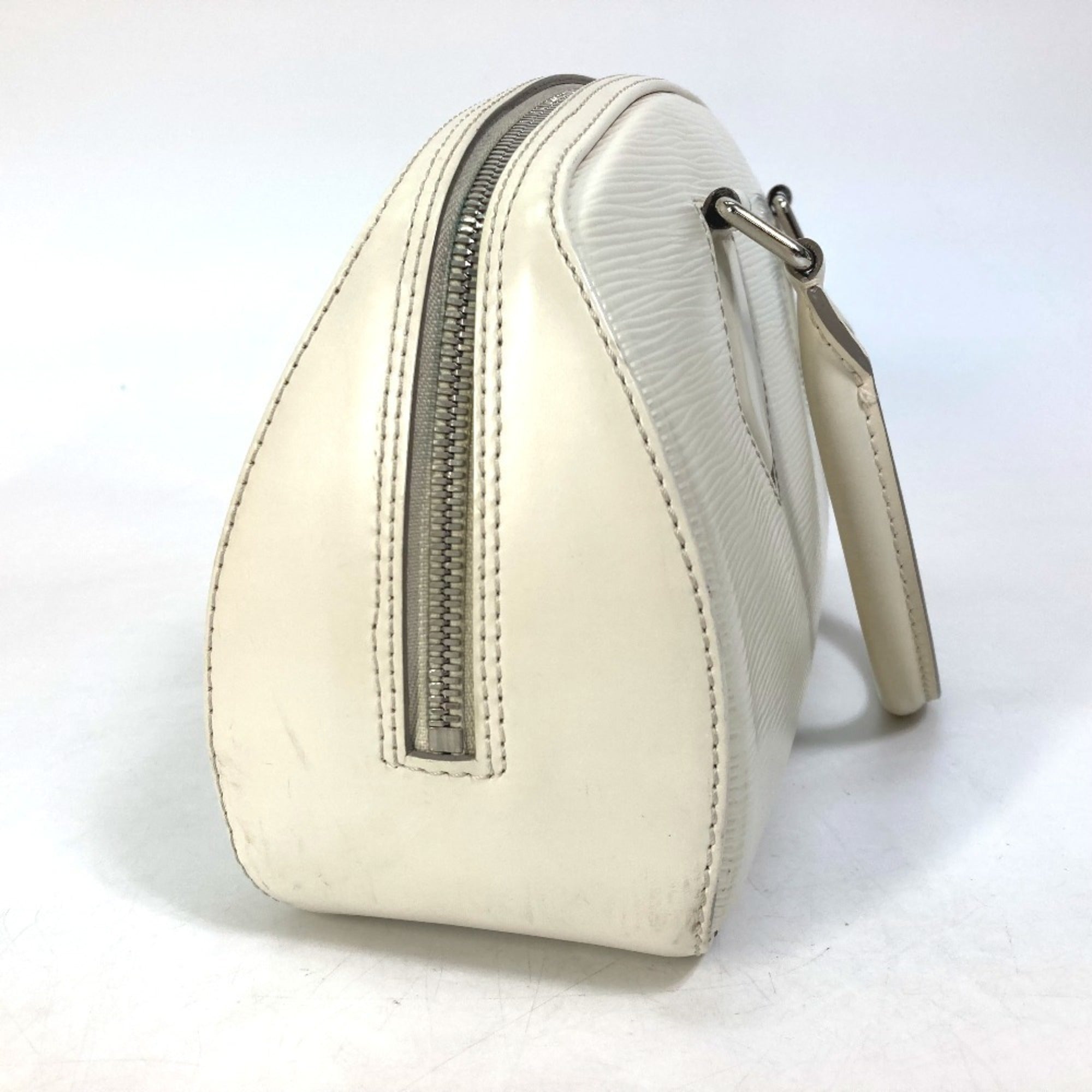 Louis Vuitton Epi Lv Off White White Epi Leather Boston Bag Handbag