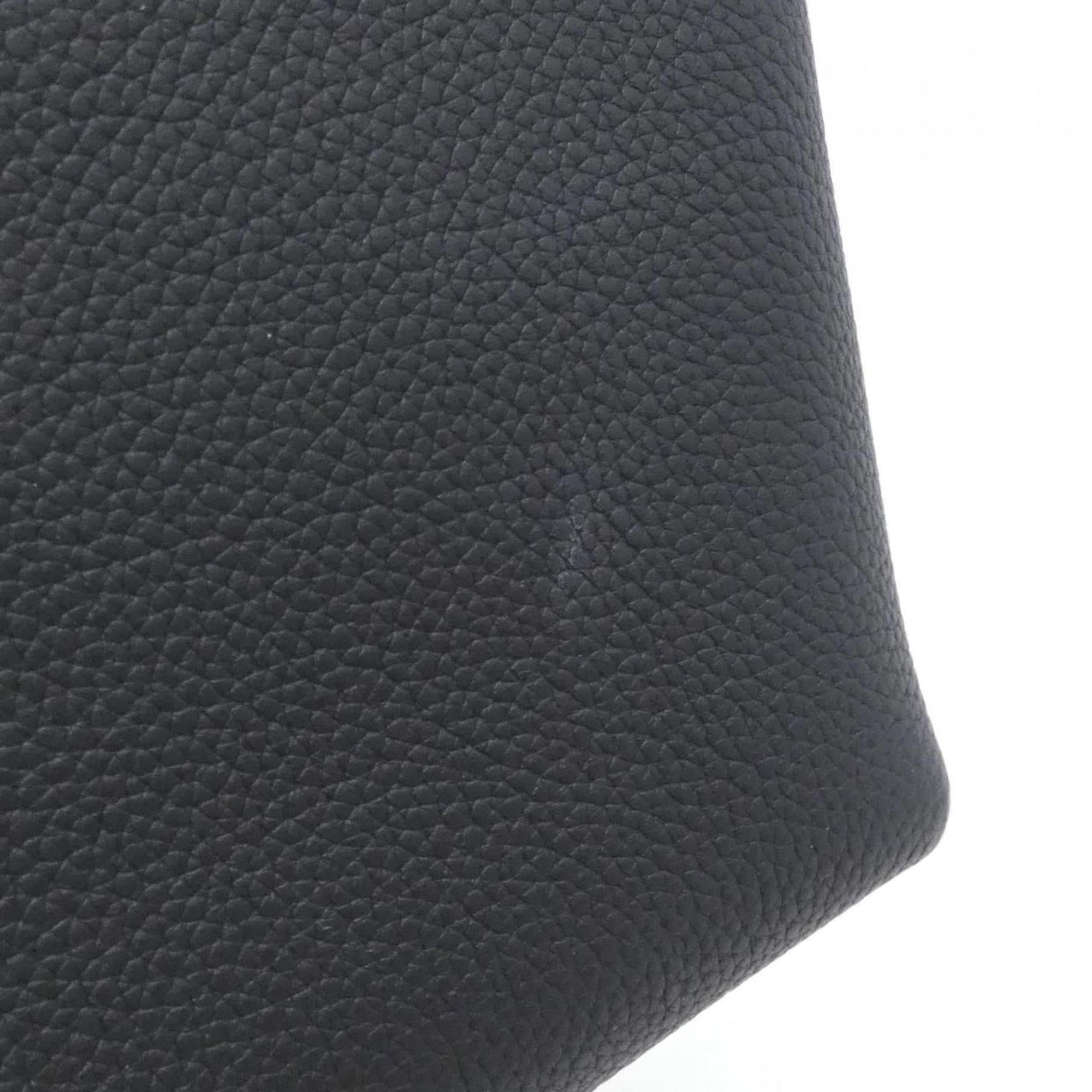 Louis Vuitton Black Khaki Monogram Leather Shoulder Bag