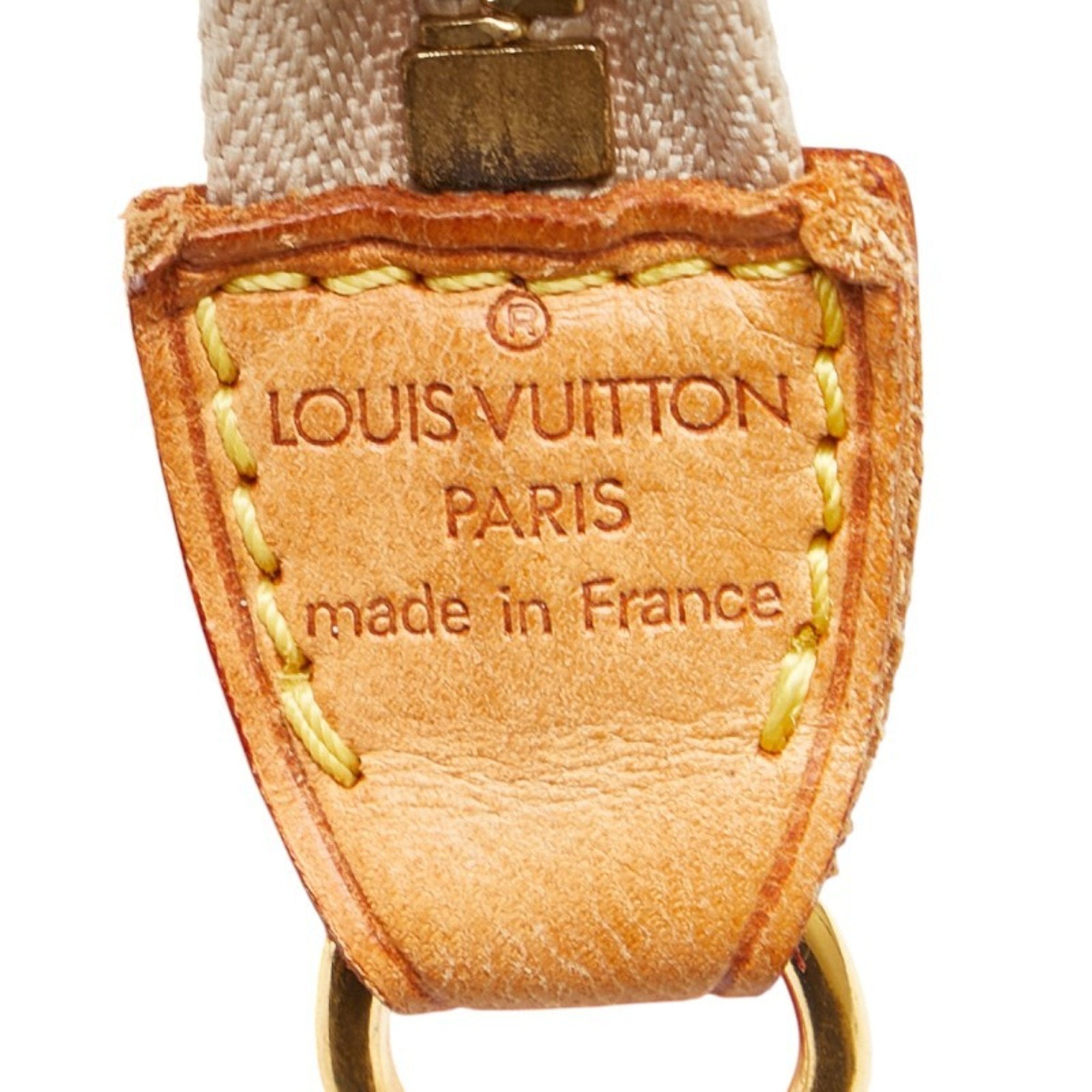 Louis Vuitton Antigua Beige Red Color Canvas Shoulder Bag Tote Bag