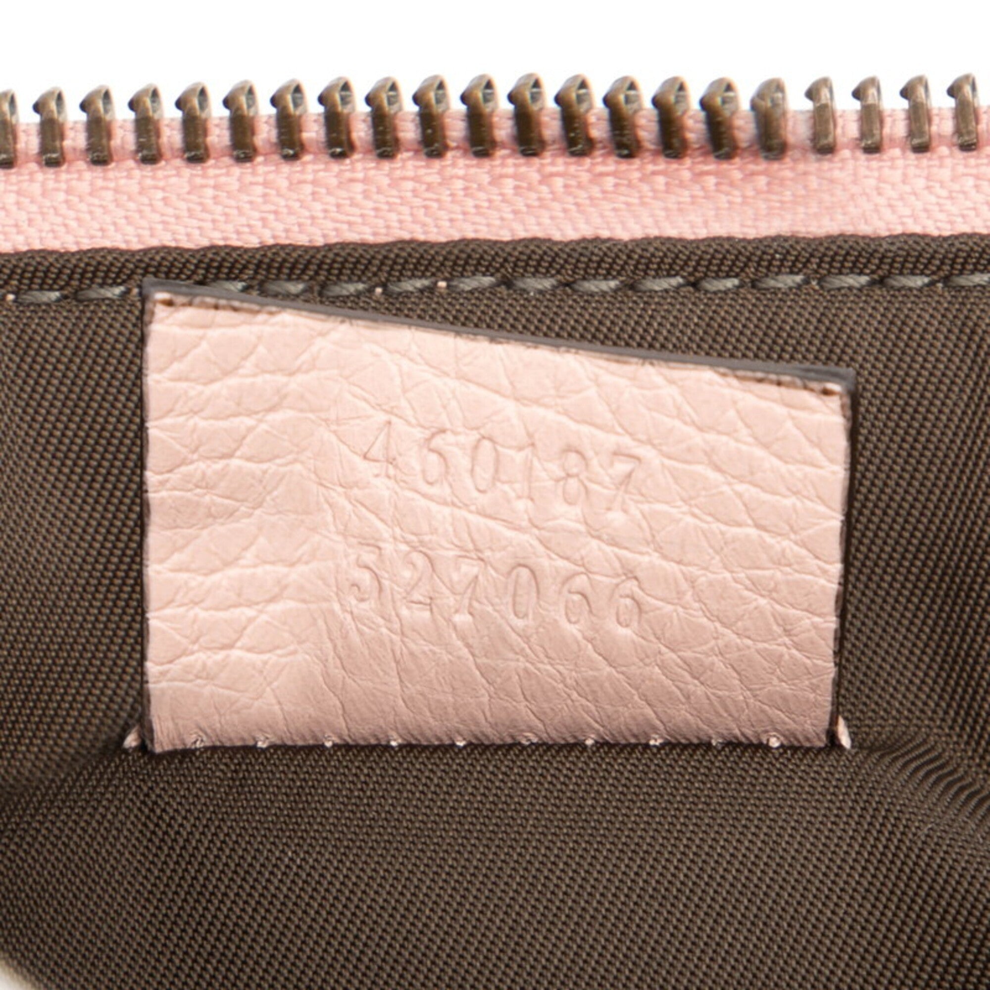 Gucci Pink Leather Clutch Bag (Pre-Owned)
