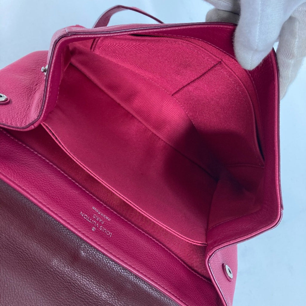 Louis Vuitton Purple Leather Handbag