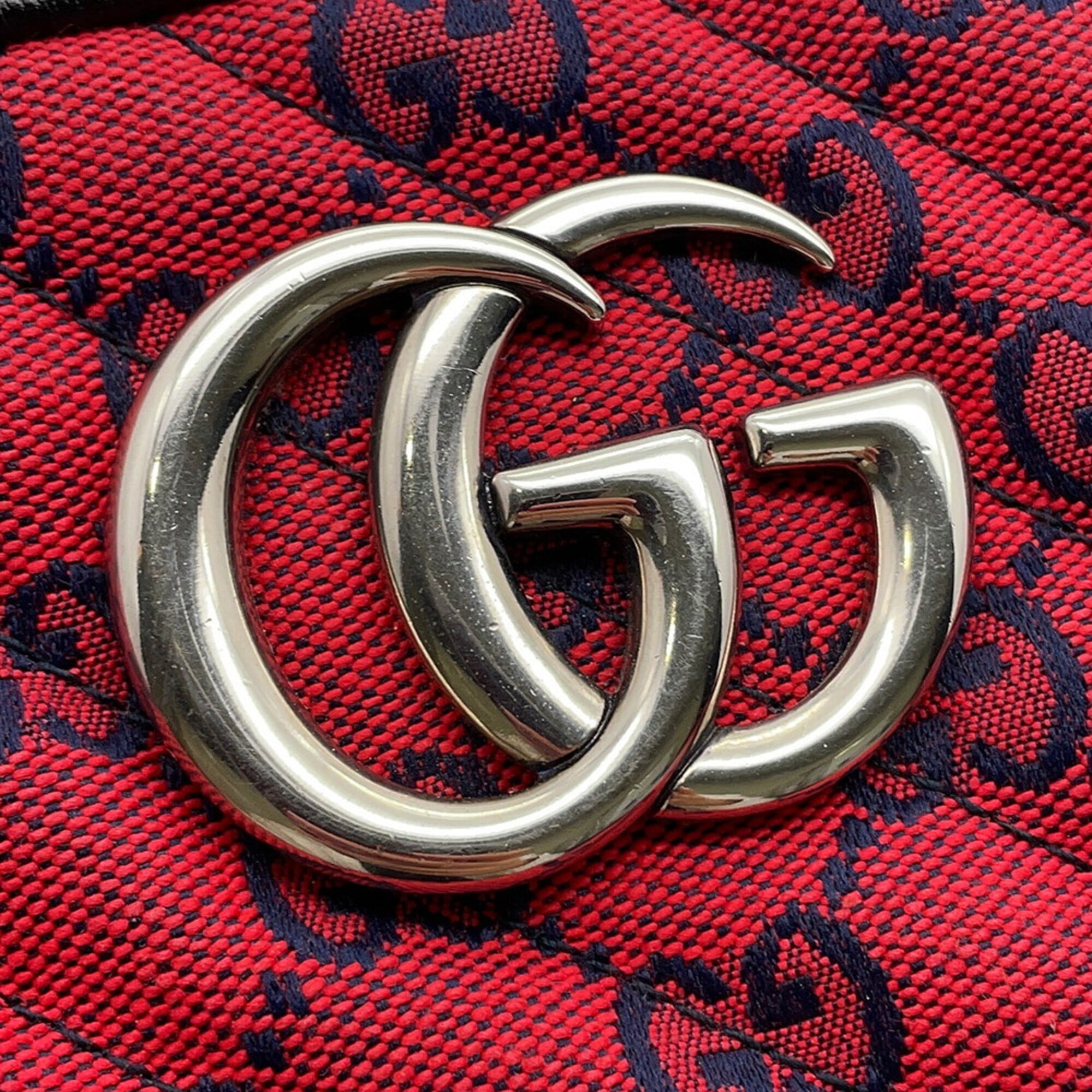 Gucci Multi-Color Gg Canvas Handbag Shoulder Bag (Pre-Owned)