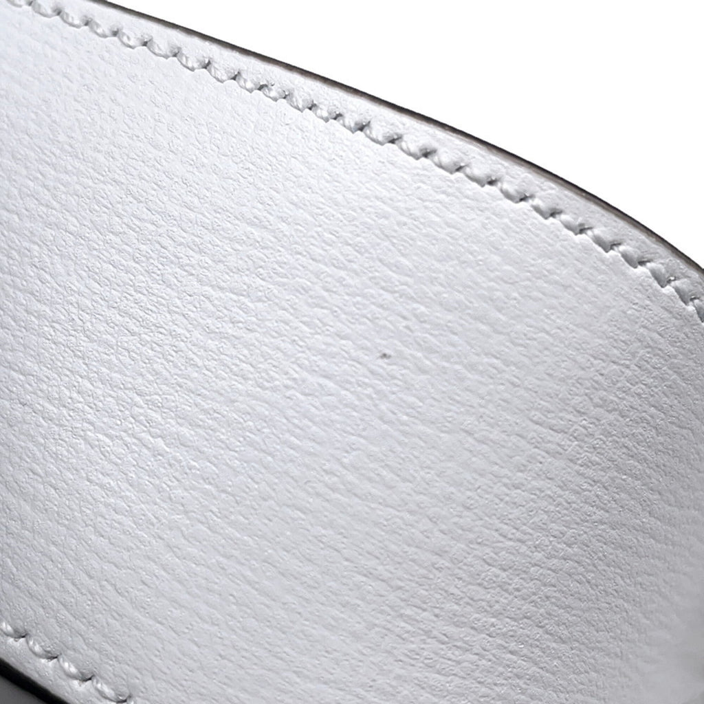 Gucci Horsebit White Leather Handbag Shoulder Bag (Pre-Owned)
