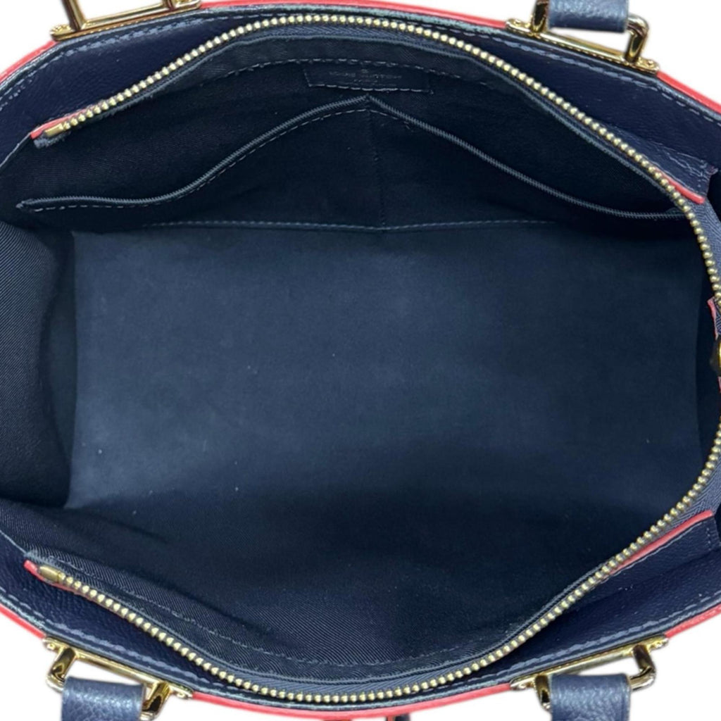 Louis Vuitton Marine Rouge Navy Monogram Empreinte Shoulder Bag