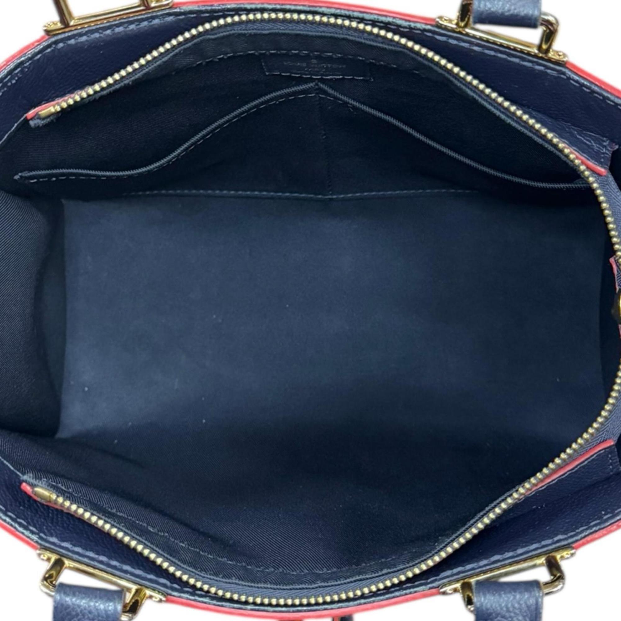 Louis Vuitton Marine Rouge Navy Monogram Empreinte Shoulder Bag