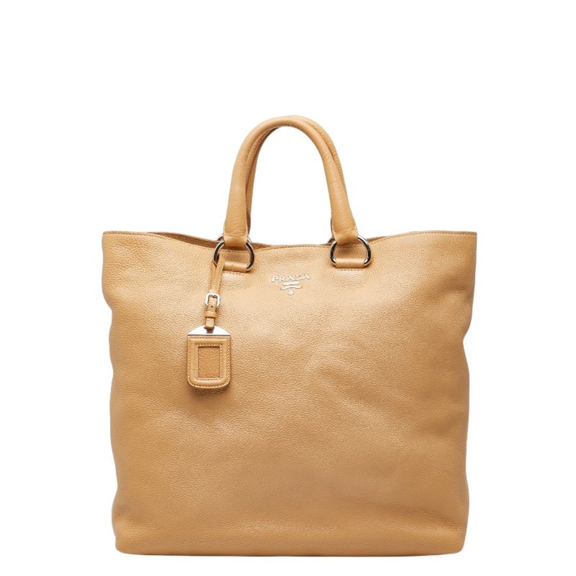 Prada Beige Leather Handbag