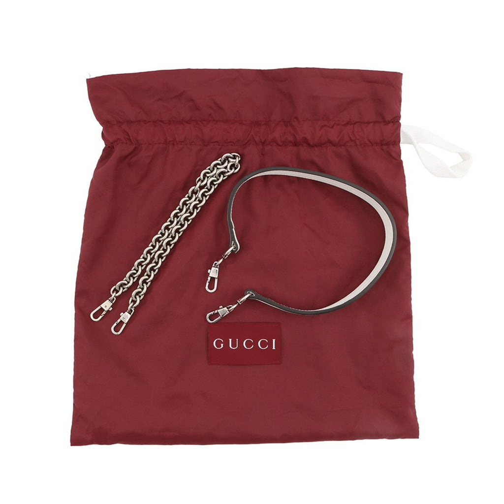 Gucci White Leather Handbag (Pre-Owned)