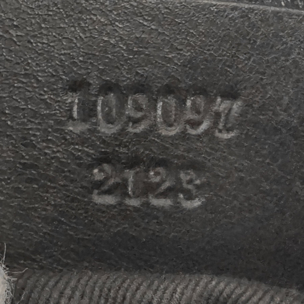 Gucci Black Gg Canvas Leather Shoulder Bag (Pre-Owned)