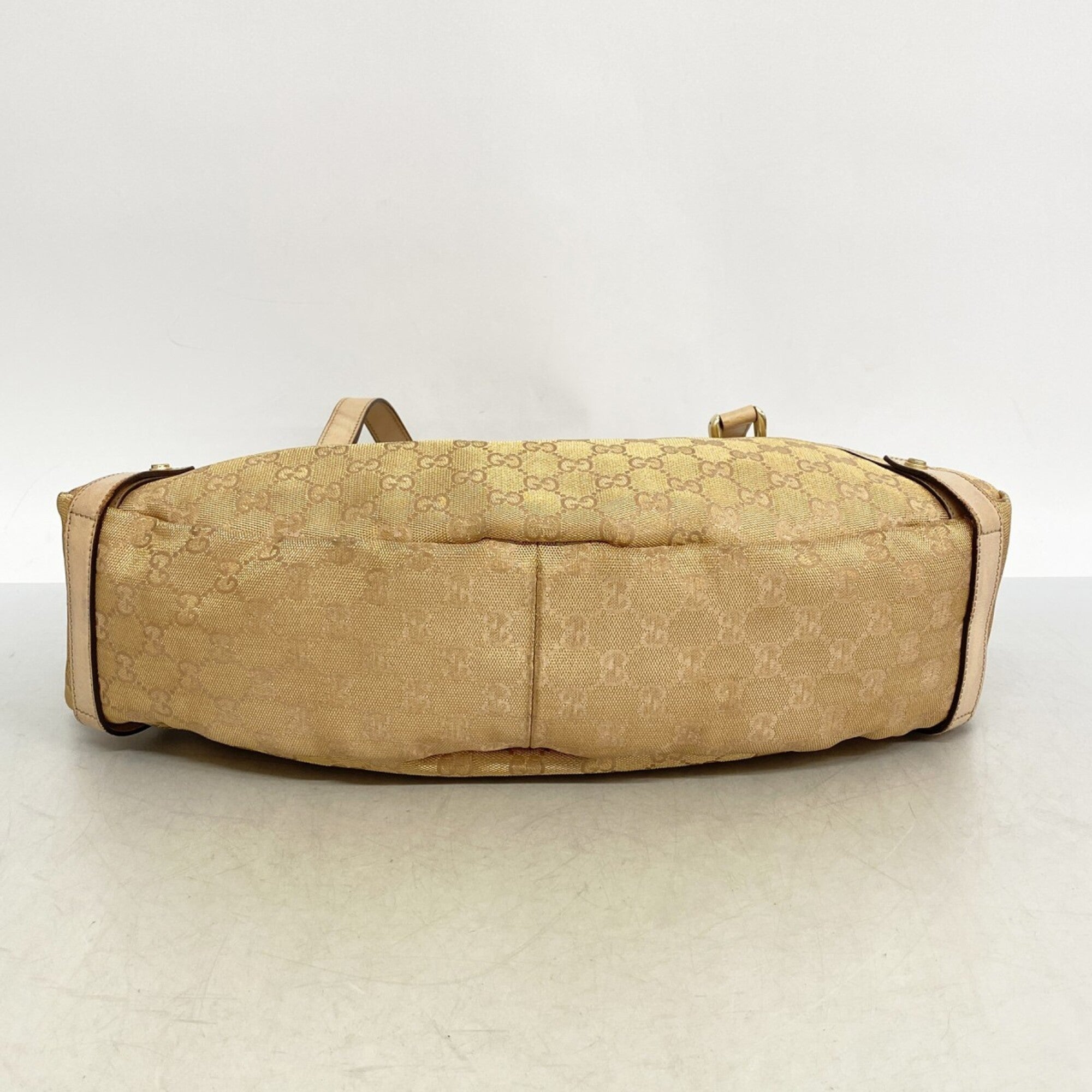 Gucci Beige Canvas Tote Bag (Pre-Owned)