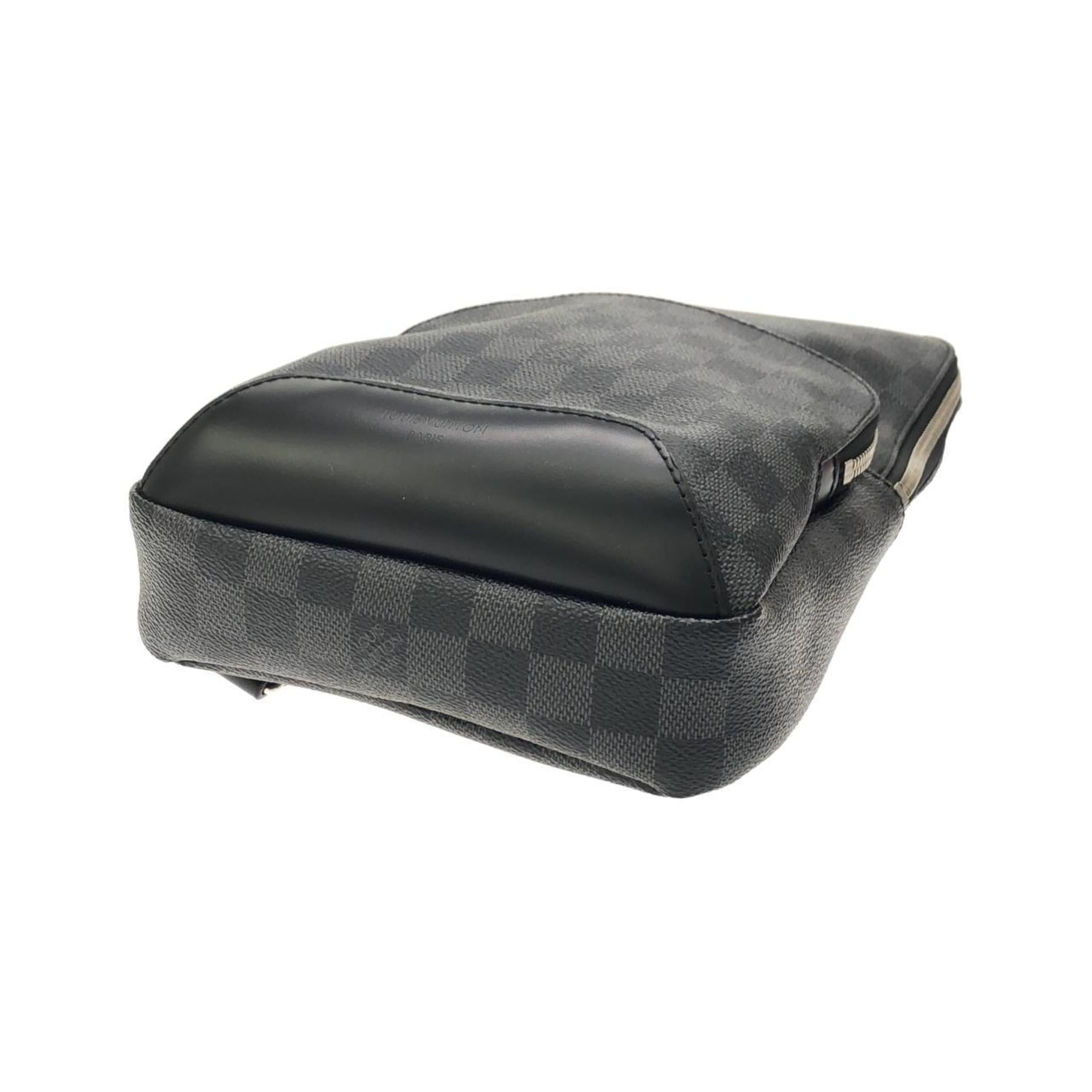 Louis Vuitton Graphite Coated Canvas Shoulder Bag