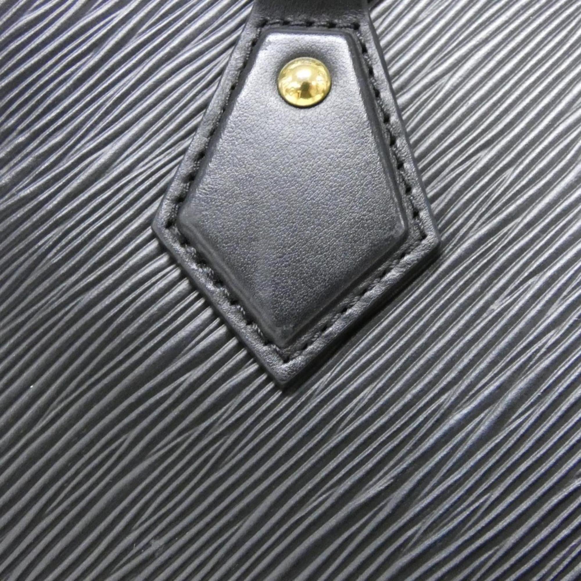 Louis Vuitton Black Leather Handbag