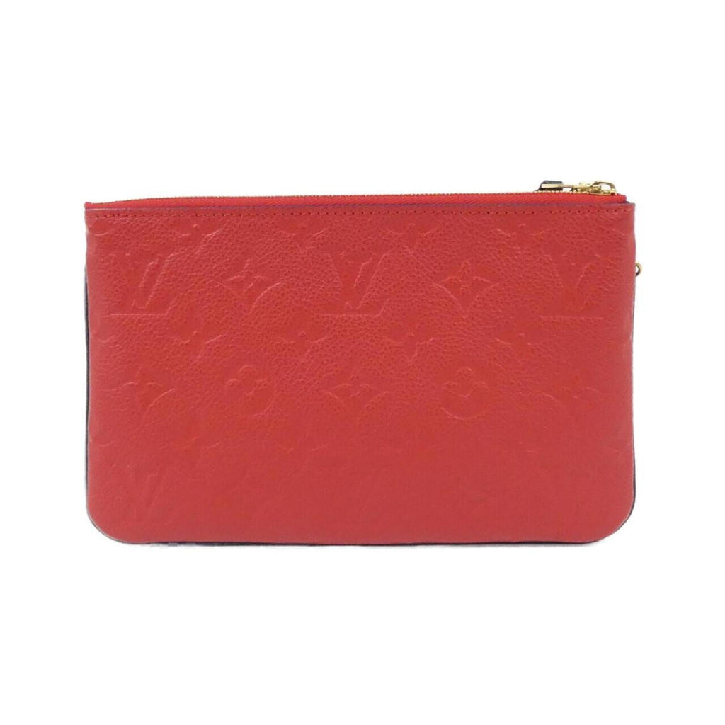 Louis Vuitton Monogram Empreinte Marine Rouge Leather Pochette Shoulder Bag