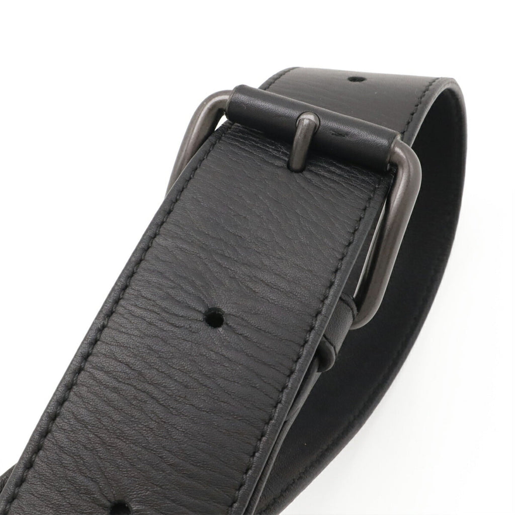 Bottega Veneta Black Leather Fanny Pack