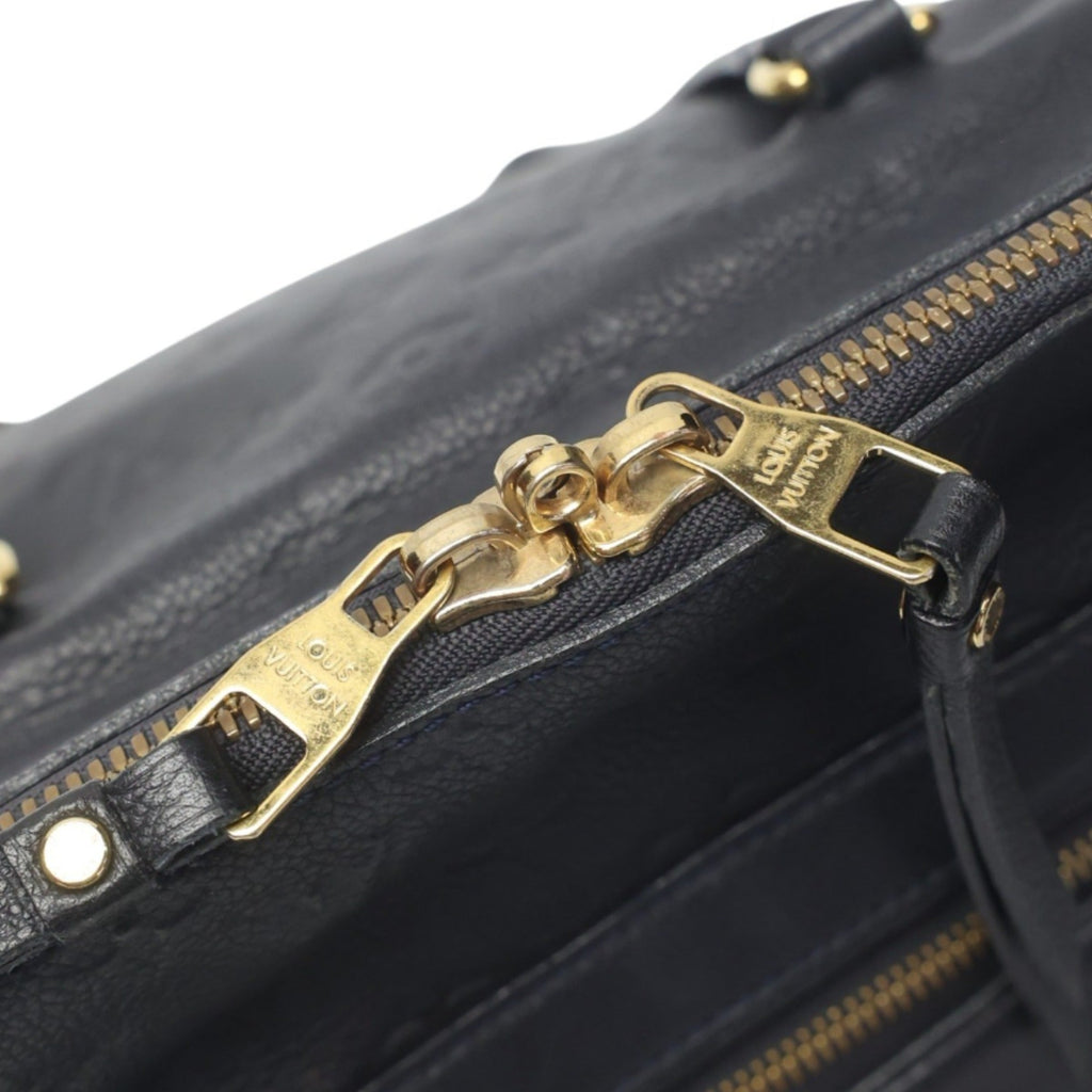 Louis Vuitton Black Infini Monogram Empreinte Tote Bag