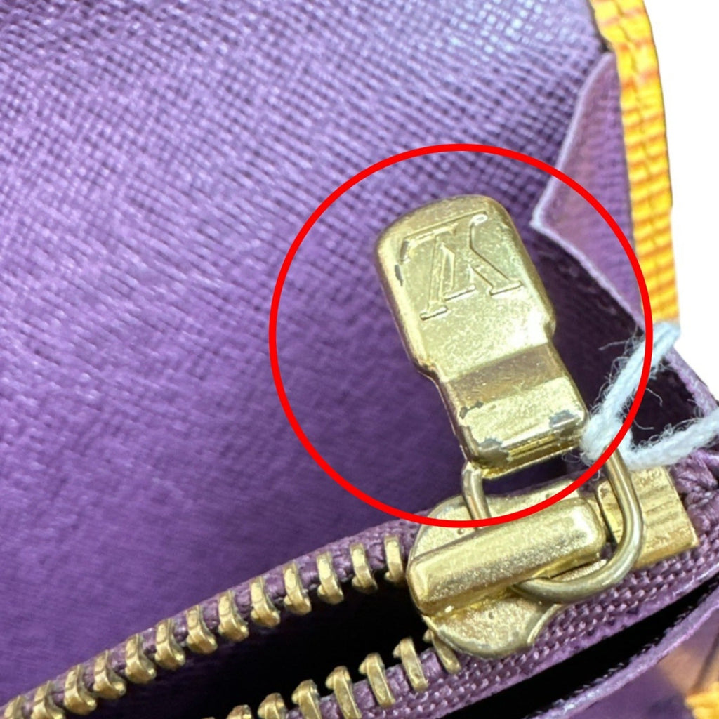 Louis Vuitton Yellow Epi Leather Long Wallet