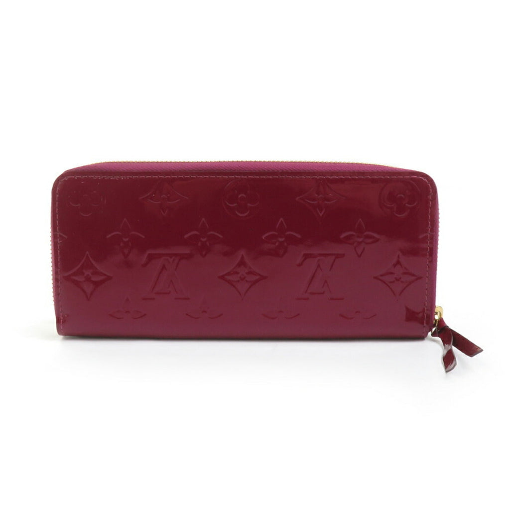 Louis Vuitton Magenta Monogram Vernis Long Wallet