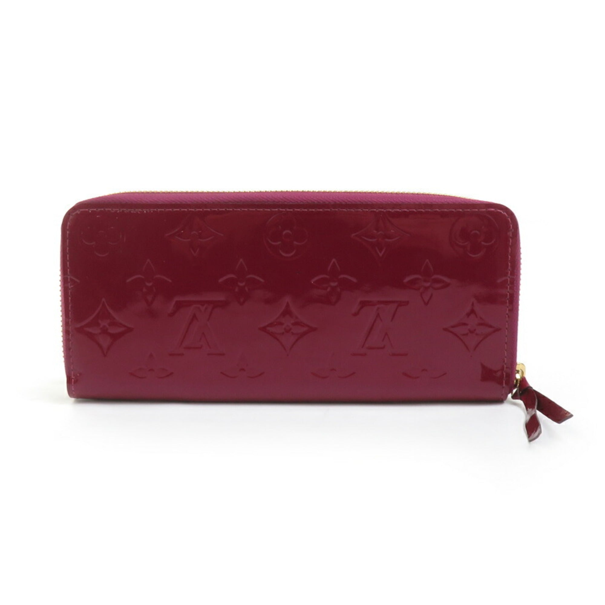 Louis Vuitton Magenta Monogram Vernis Long Wallet