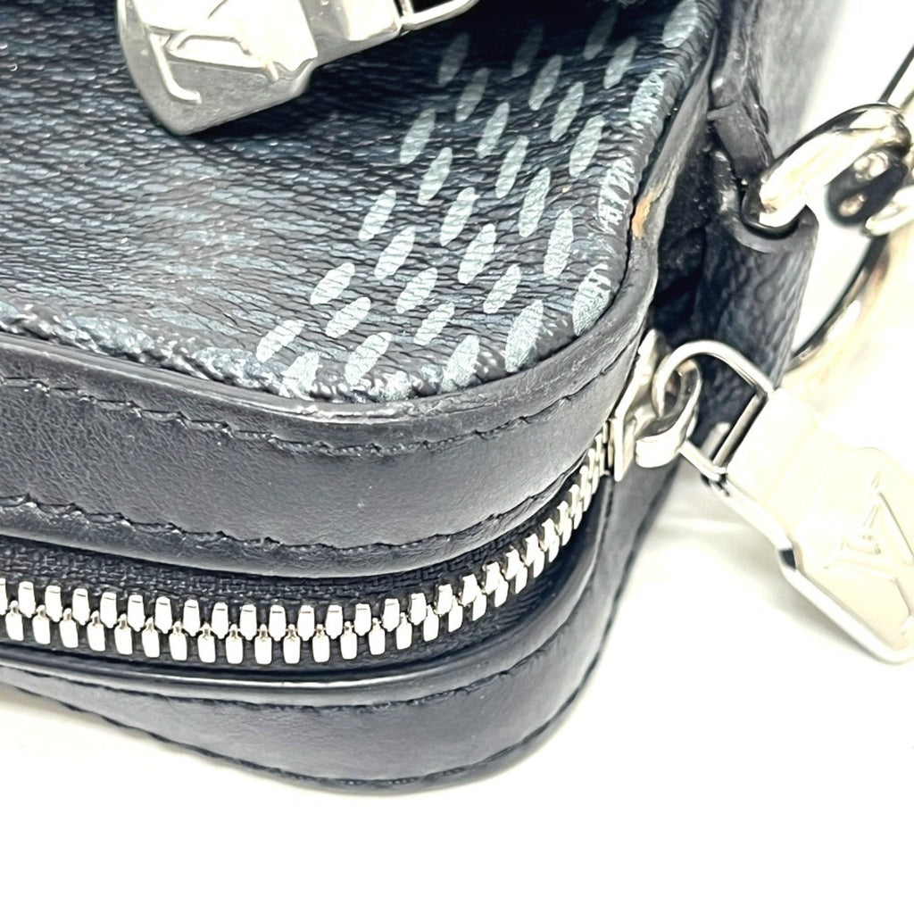 Louis Vuitton Black Galle Damier Graphite Shoulder Bag