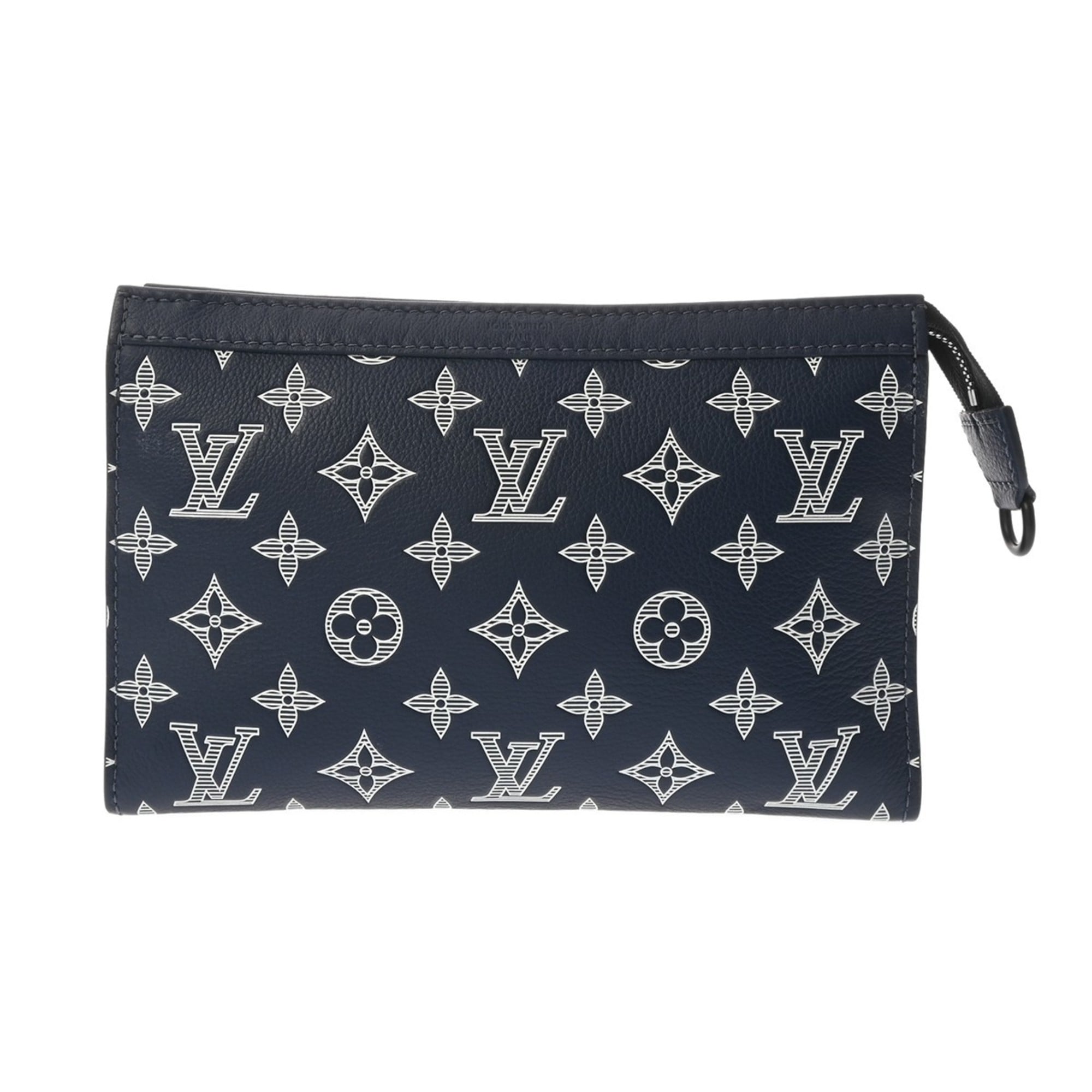 Louis Vuitton Blue Navy Monogram Shadow Pouch Shoulder Bag