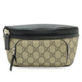 Gucci Beige Black Gg Supreme Sling Bag (Pre-Owned)