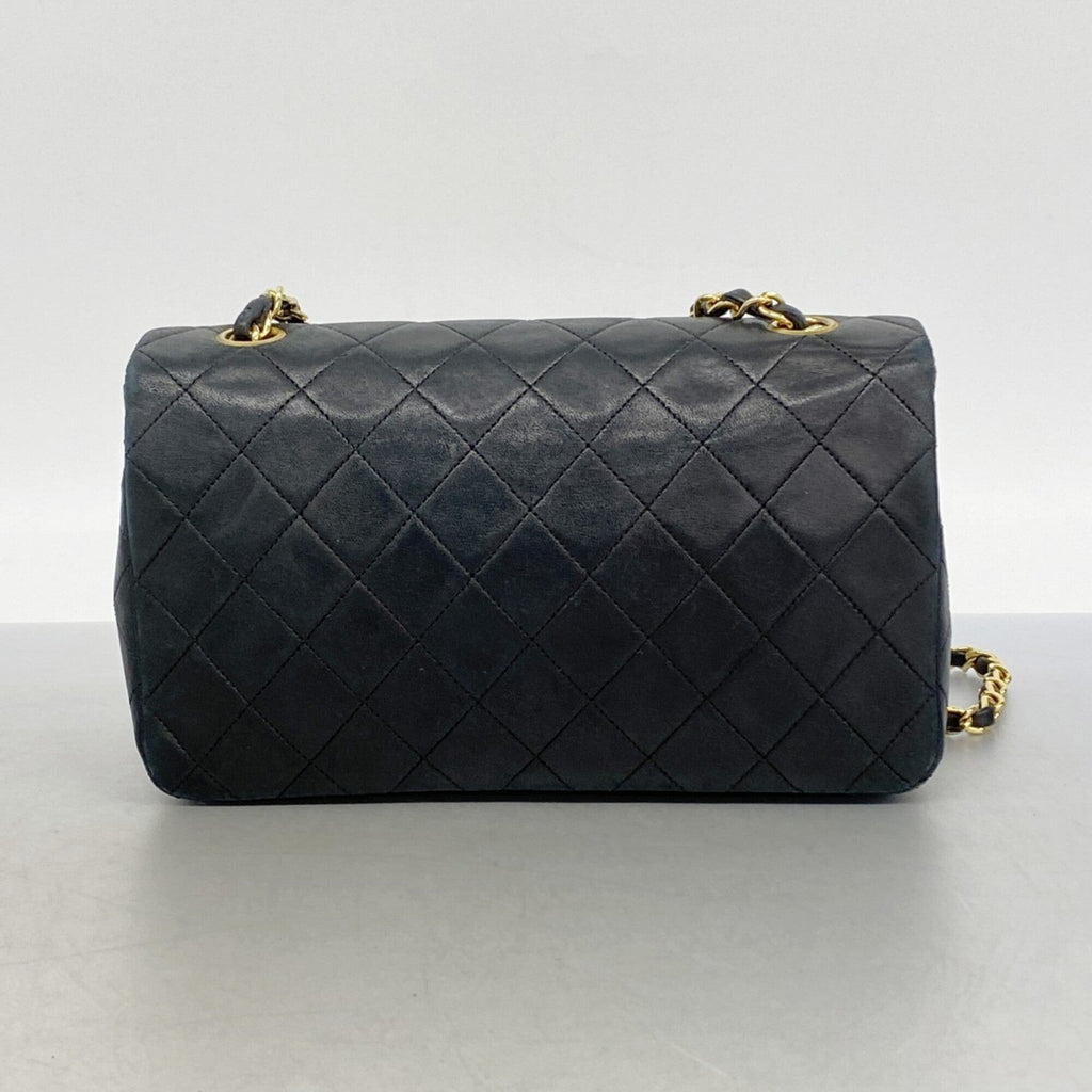 Chanel Black Leather Shoulder Bag