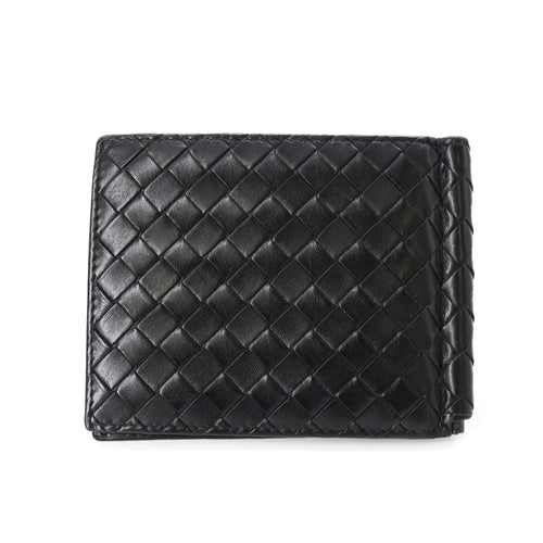 Bottega Veneta Intrecciato Black Money Clip