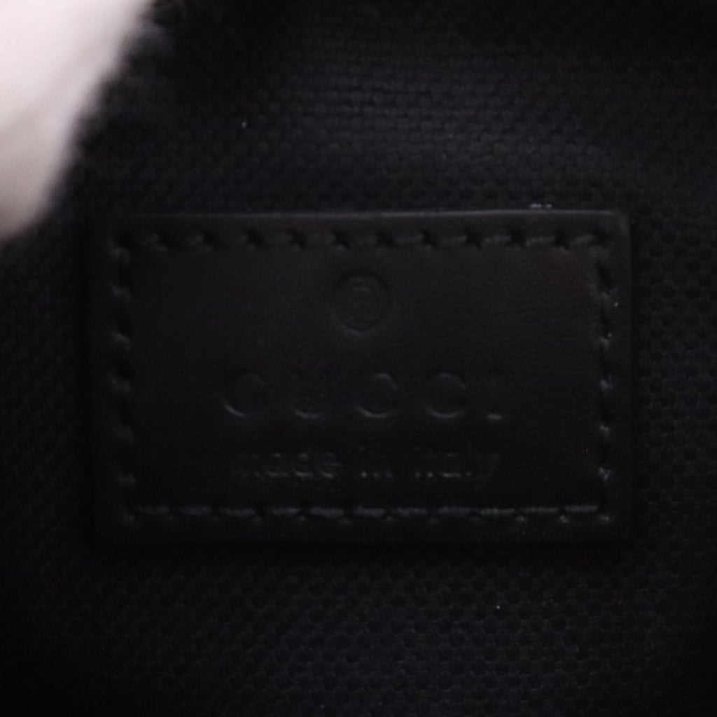 Gucci Black Leather Boston Bag (Pre-Owned)