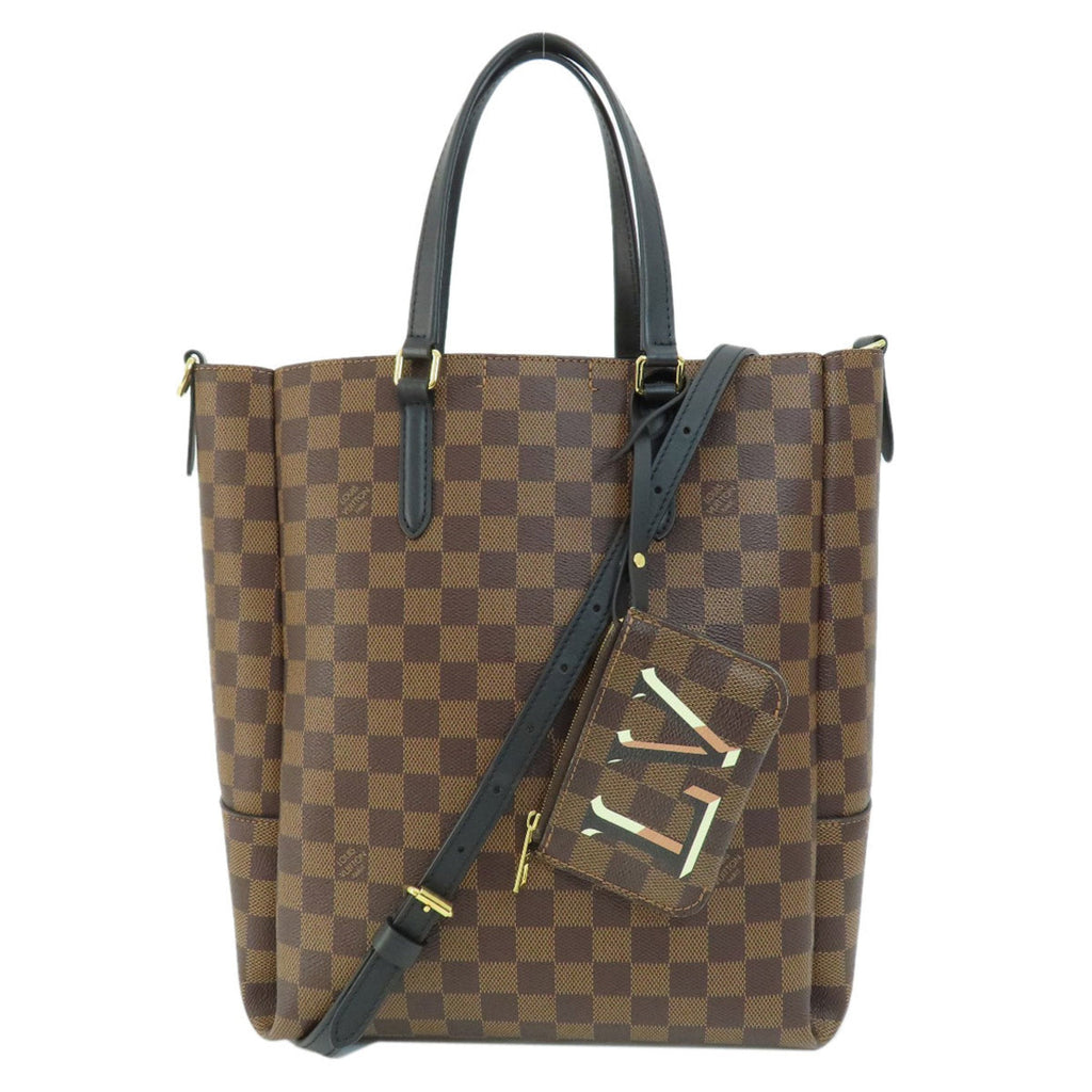 Louis Vuitton Damier Damier Canvas Ebene Damier Canvas Tote Bag