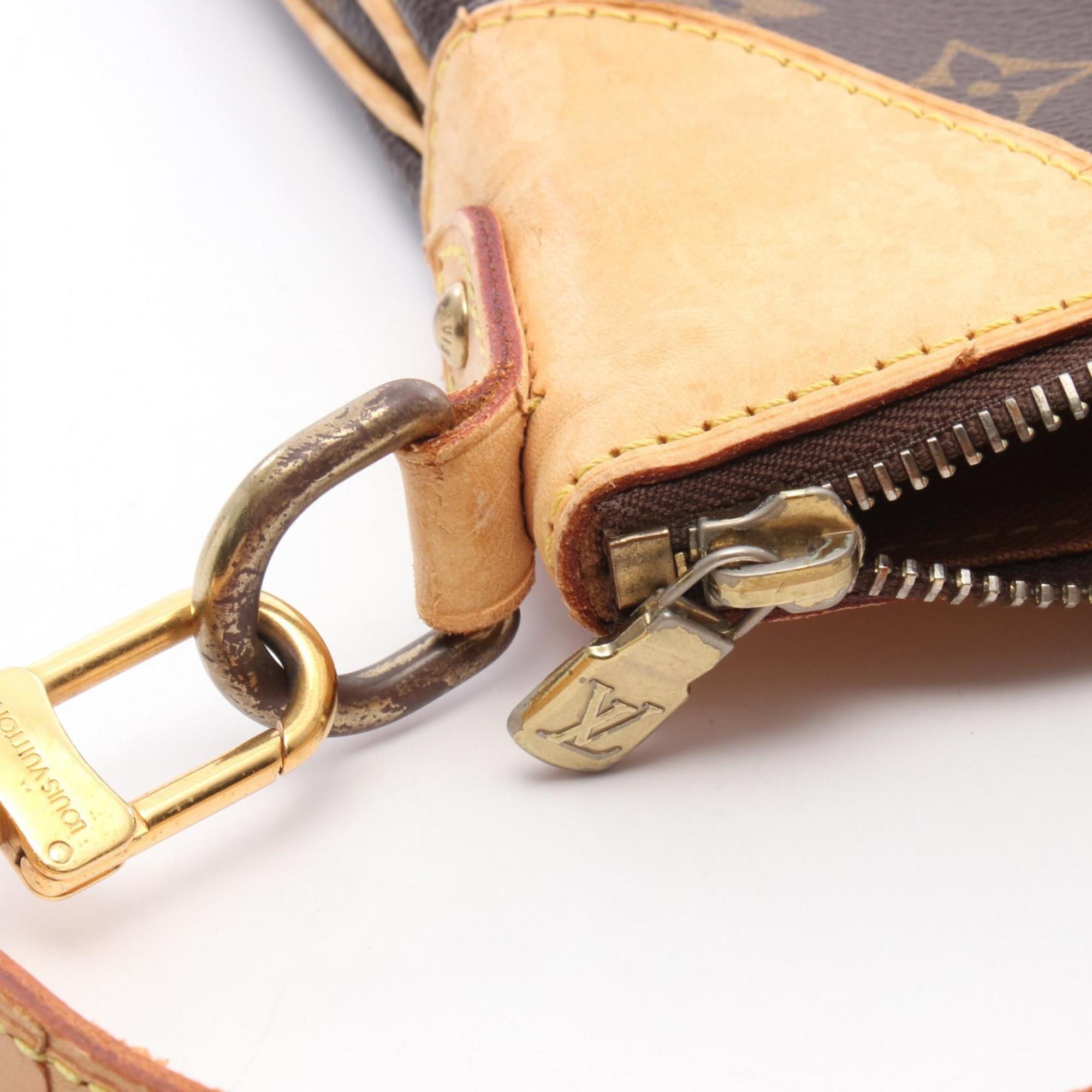 Louis Vuitton Brown Monogram Coated Canvas Handbag