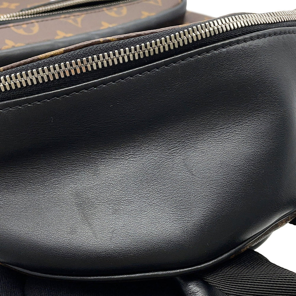 Louis Vuitton Black Brown Monogram Macassar Noir Monogram Backpack