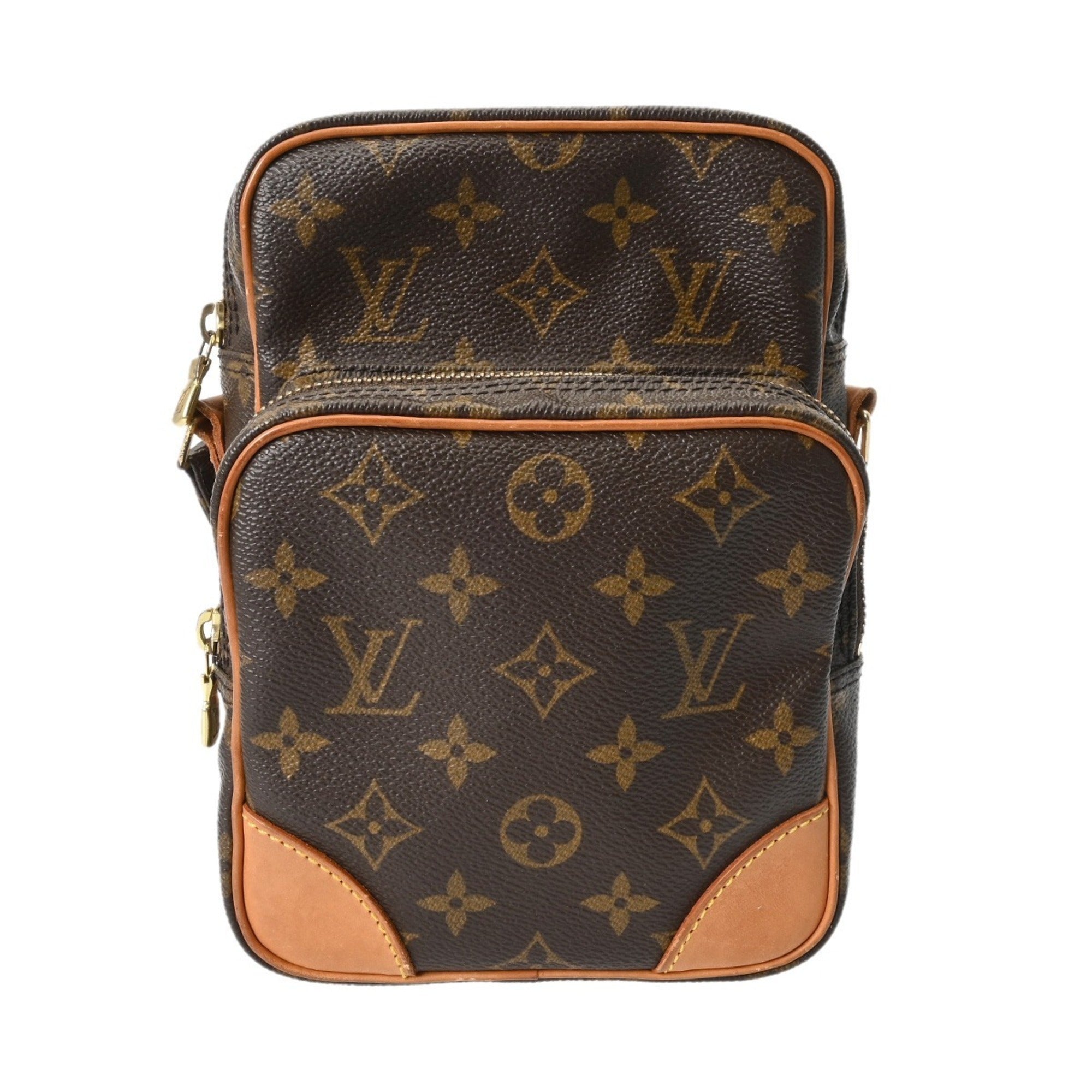 Louis Vuitton Brown Monogram Canvas Shoulder Bag
